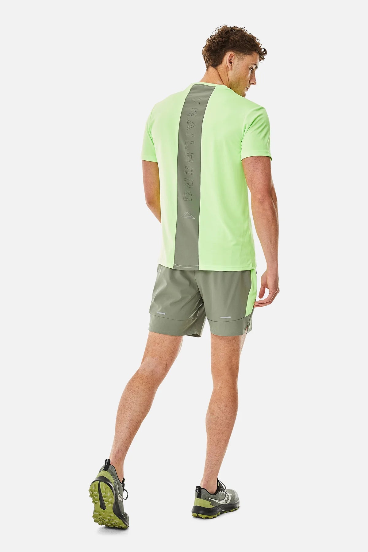 Trailberg Cloud SS25 Neon Lime 3 Piece Set - Jacket / T Shirt / Short