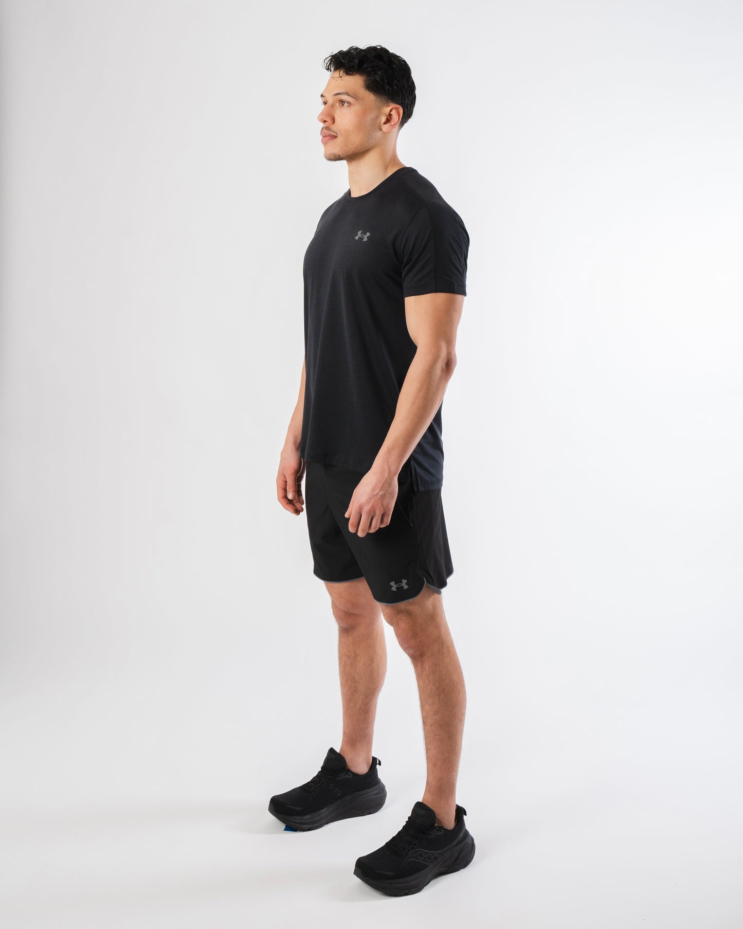 Under Armour Velociti Pro Black Set - T Shirt / Short from DripModa