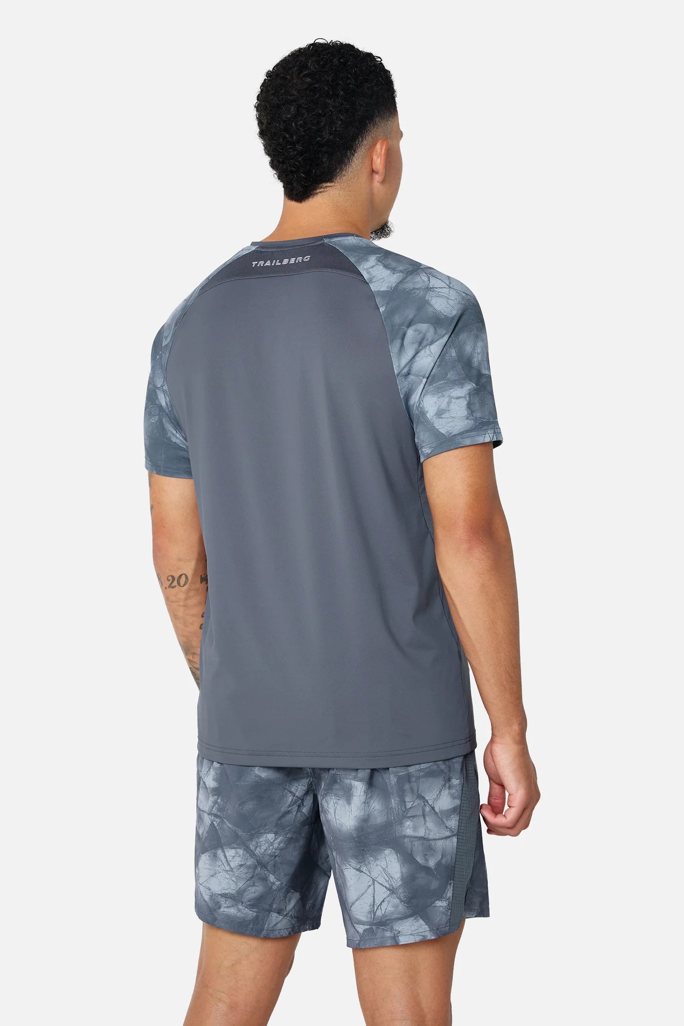 Trailberg Ice Grey 3 Piece Set - Jacket / T Shirt / Short from DripModa