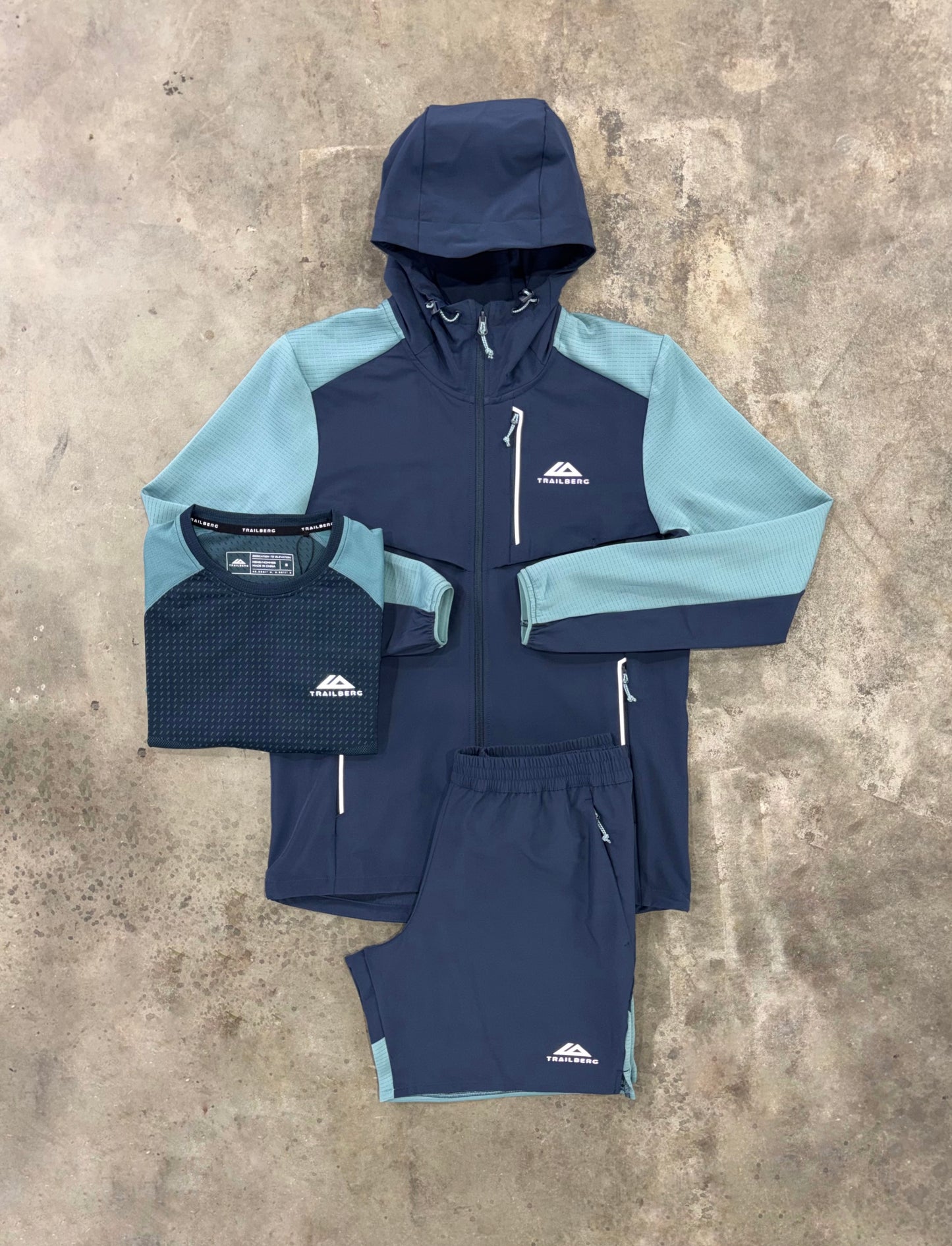 Trailberg Rapid Dash 2.0 Storm Breeze 3 Piece Set - Jacket / T Shirt / Short