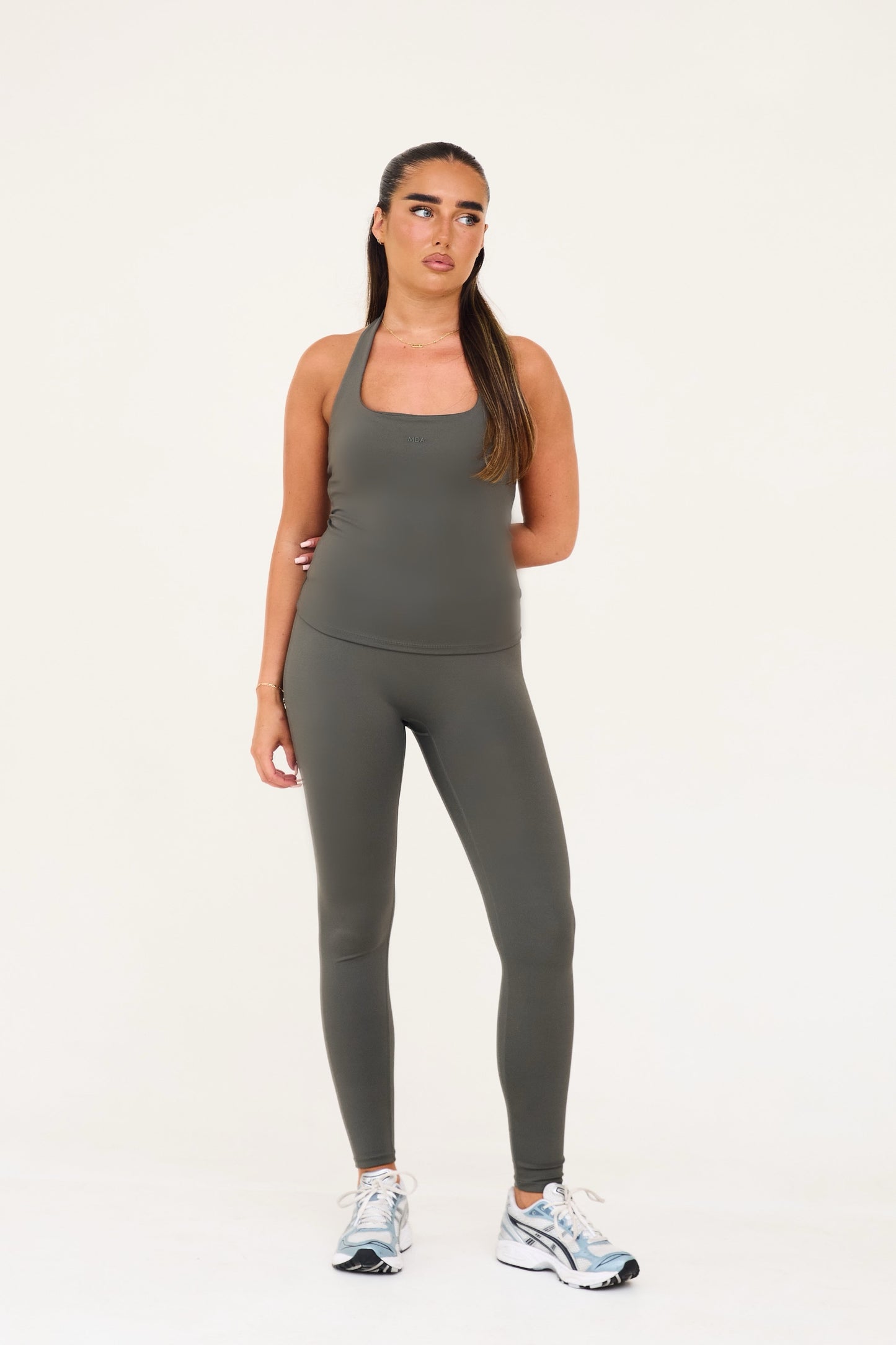 MDA Core Wrap Waist Leggings - Olive from DripModa