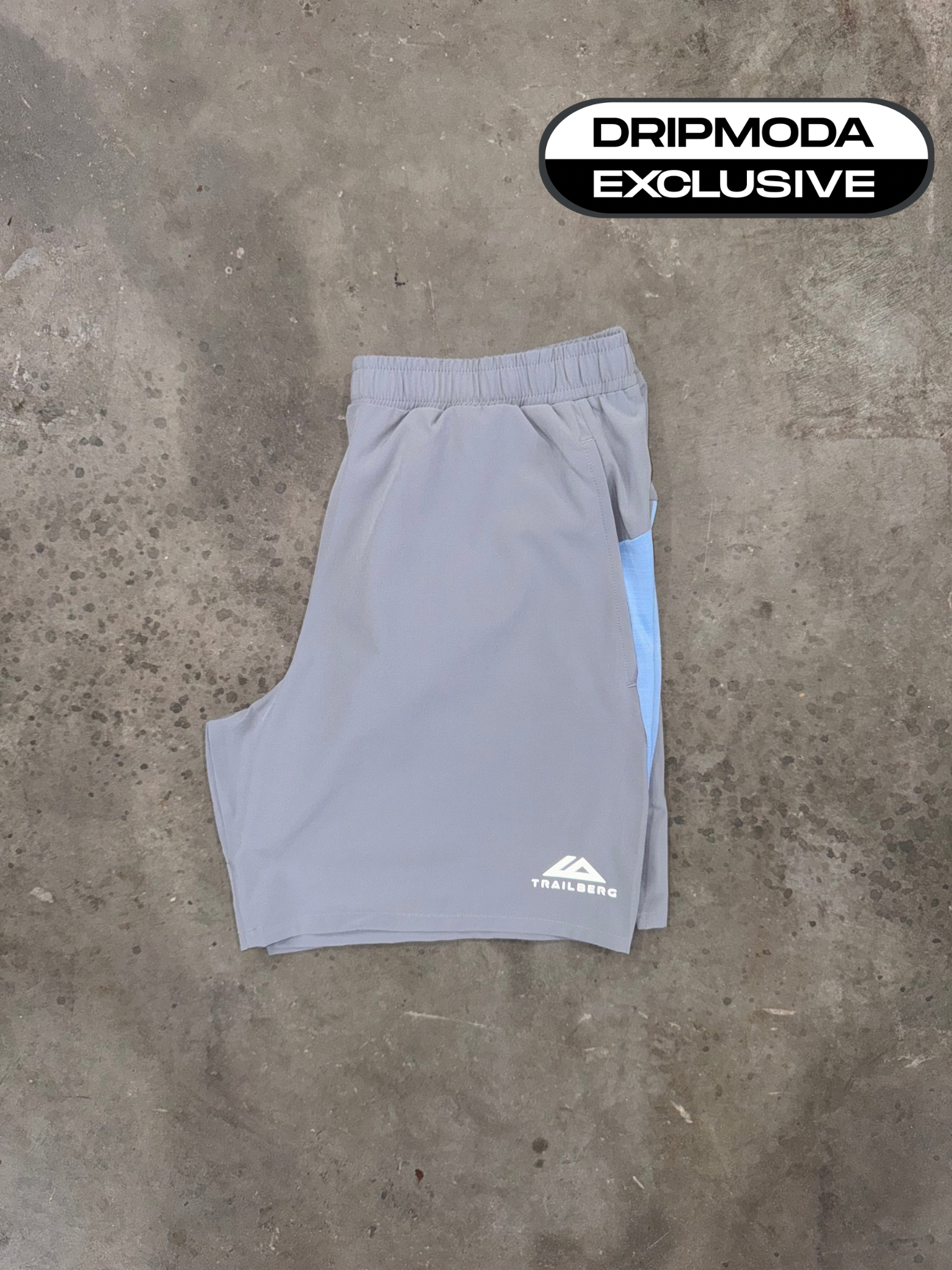 Trailberg Cloud SS25 Sky Grey Set - T Shirt / Short