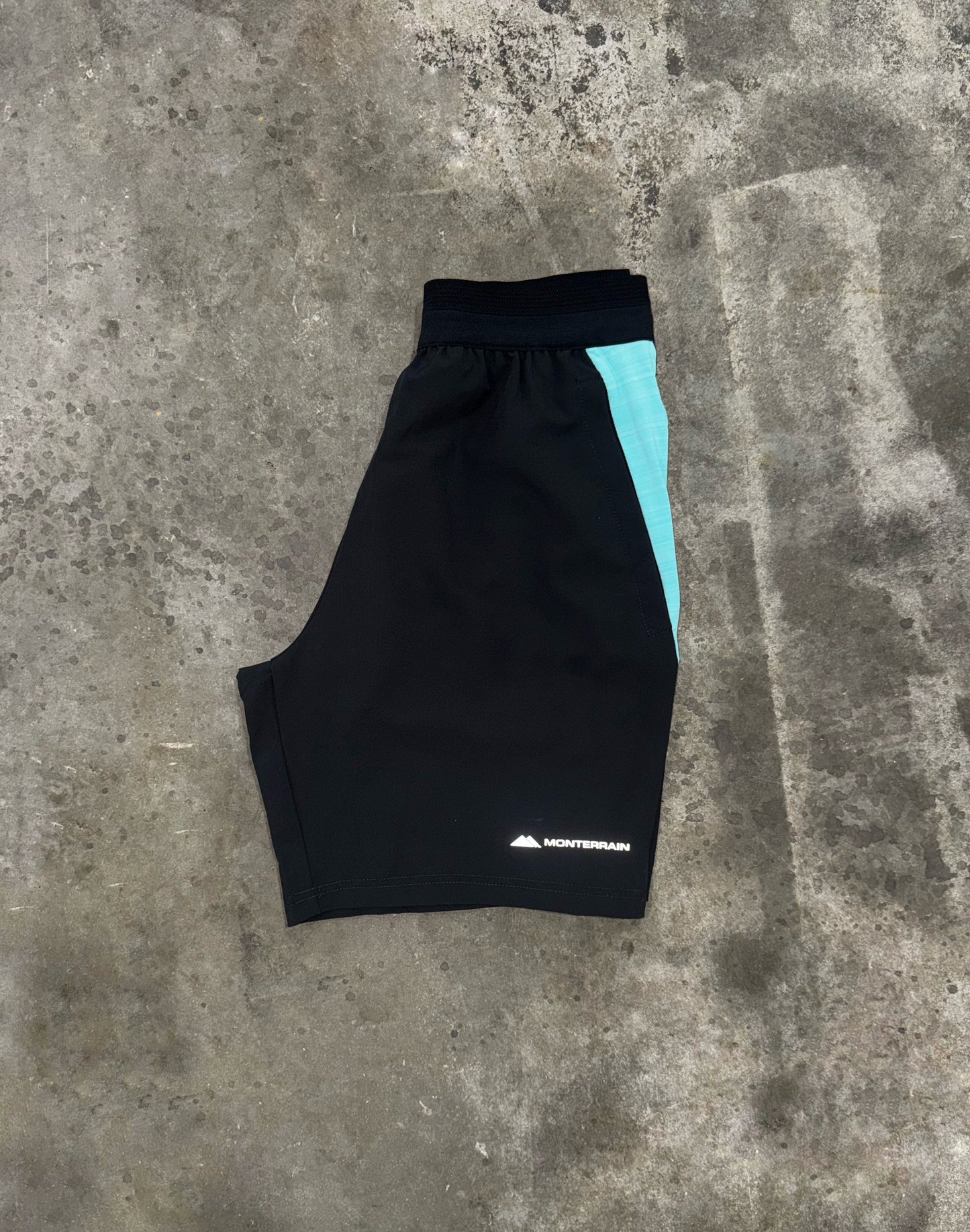 Monterrain Lyder Short - Black / Gleaming Blue