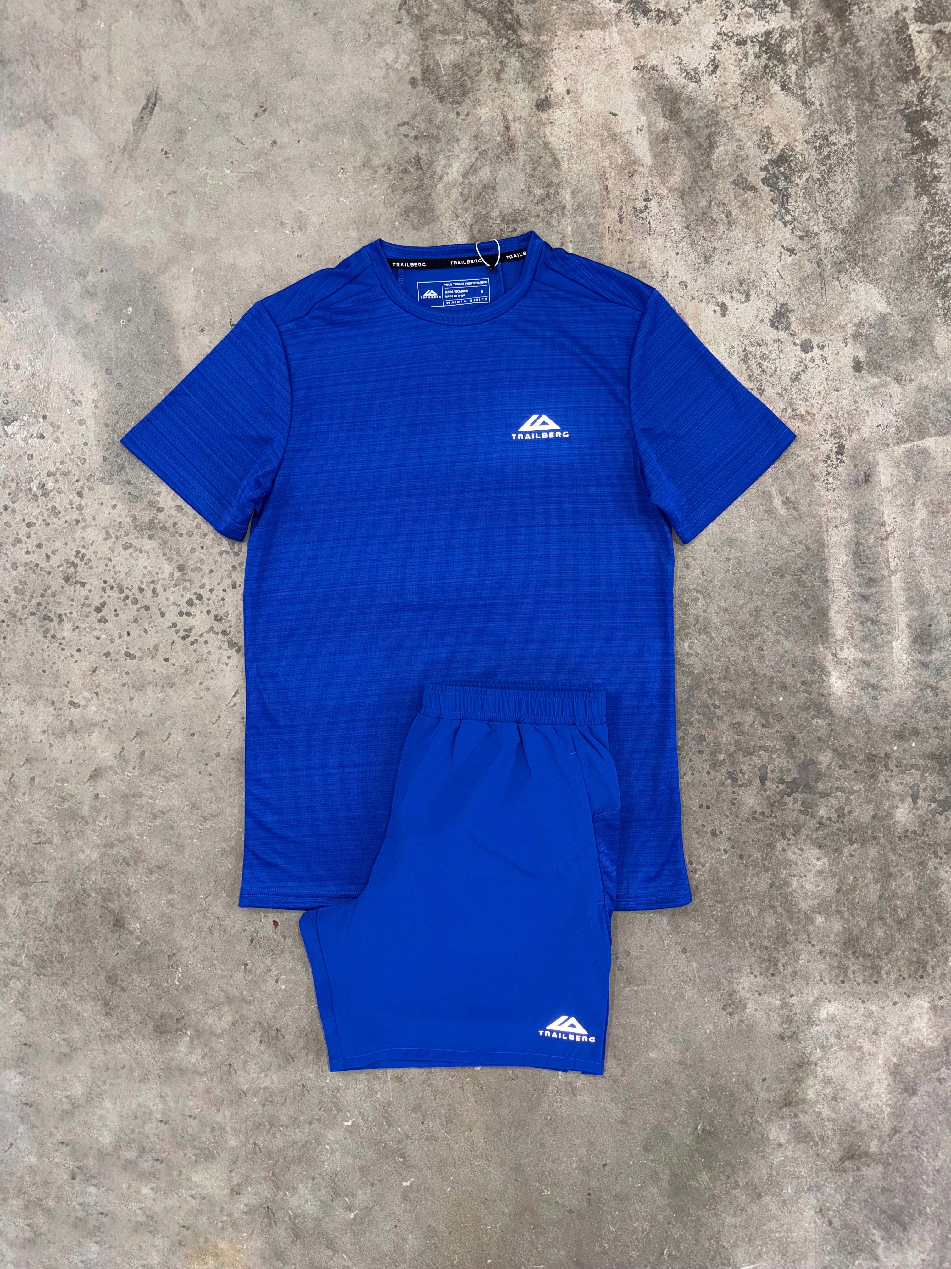 Trailberg Cloud SS25 Cobalt Set - T Shirt / Short