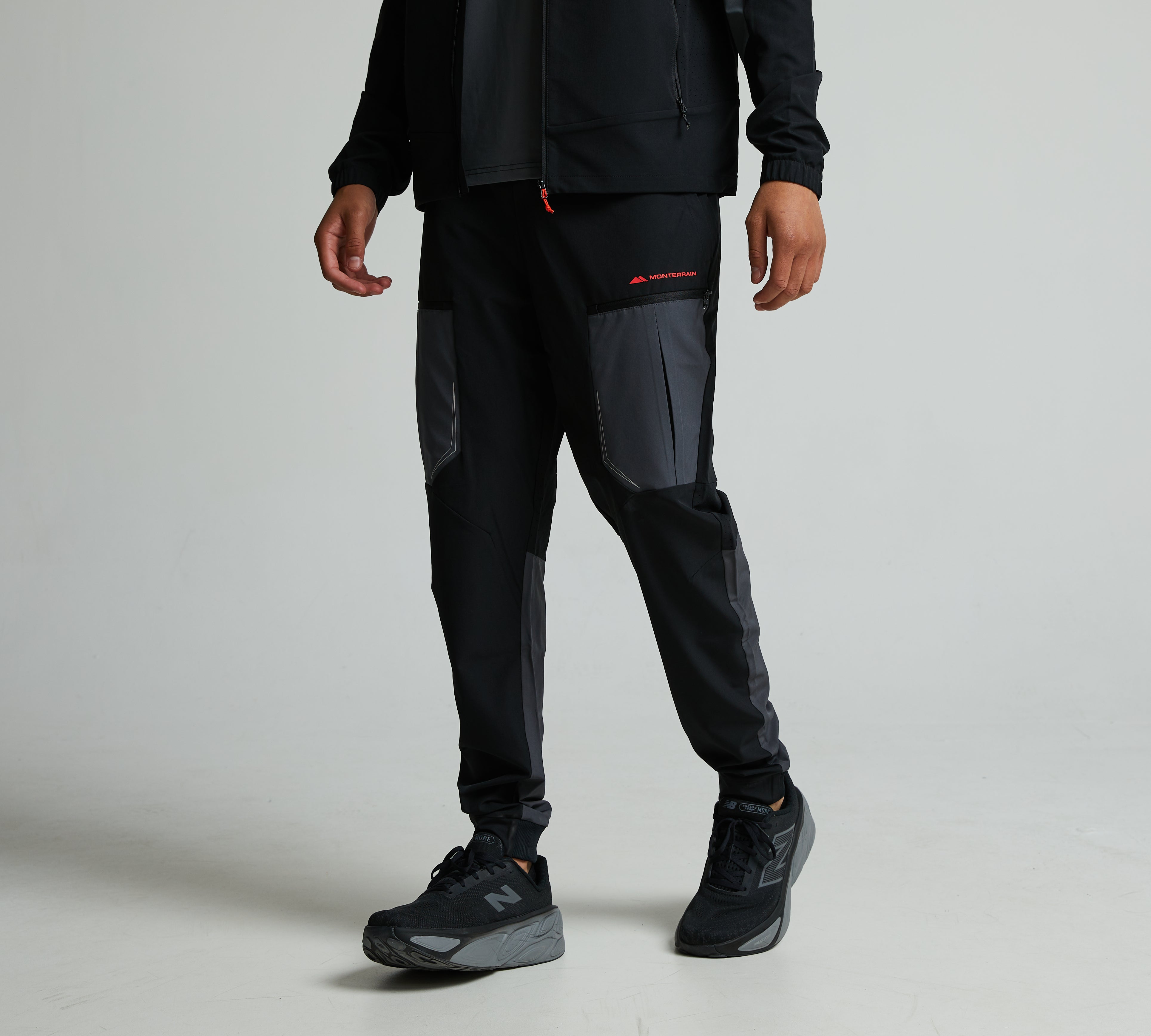 Monterrain Orbit Woven Black 3 Piece Set - Jacket / T Shirt / Pant