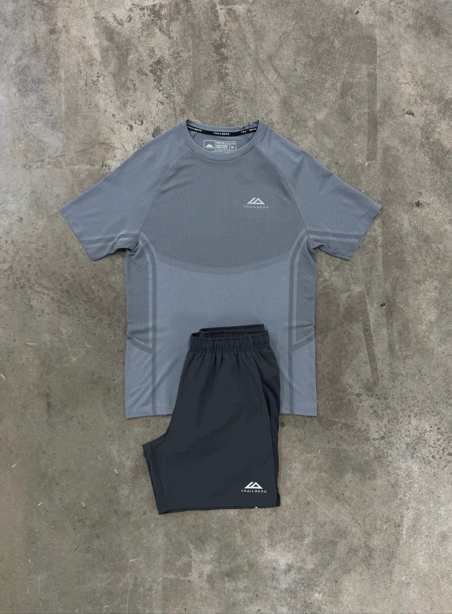 Trailberg Fusion Grey Seamless Set - T Shirt / Short