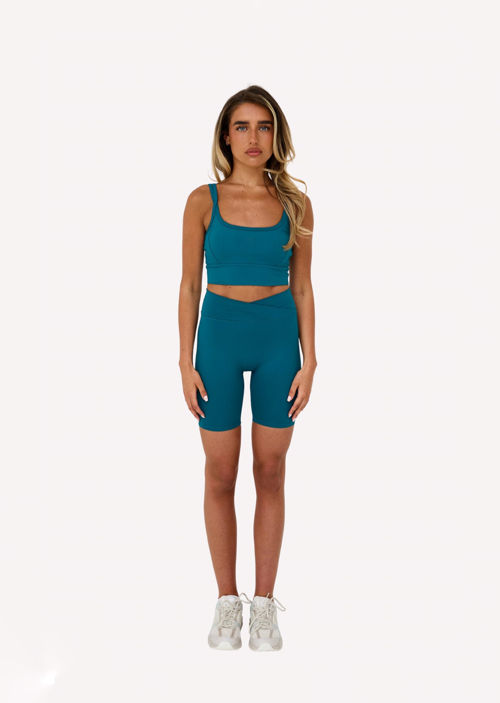 MDA Core Forest Set - Double Strap Bra & Wrap Shorts