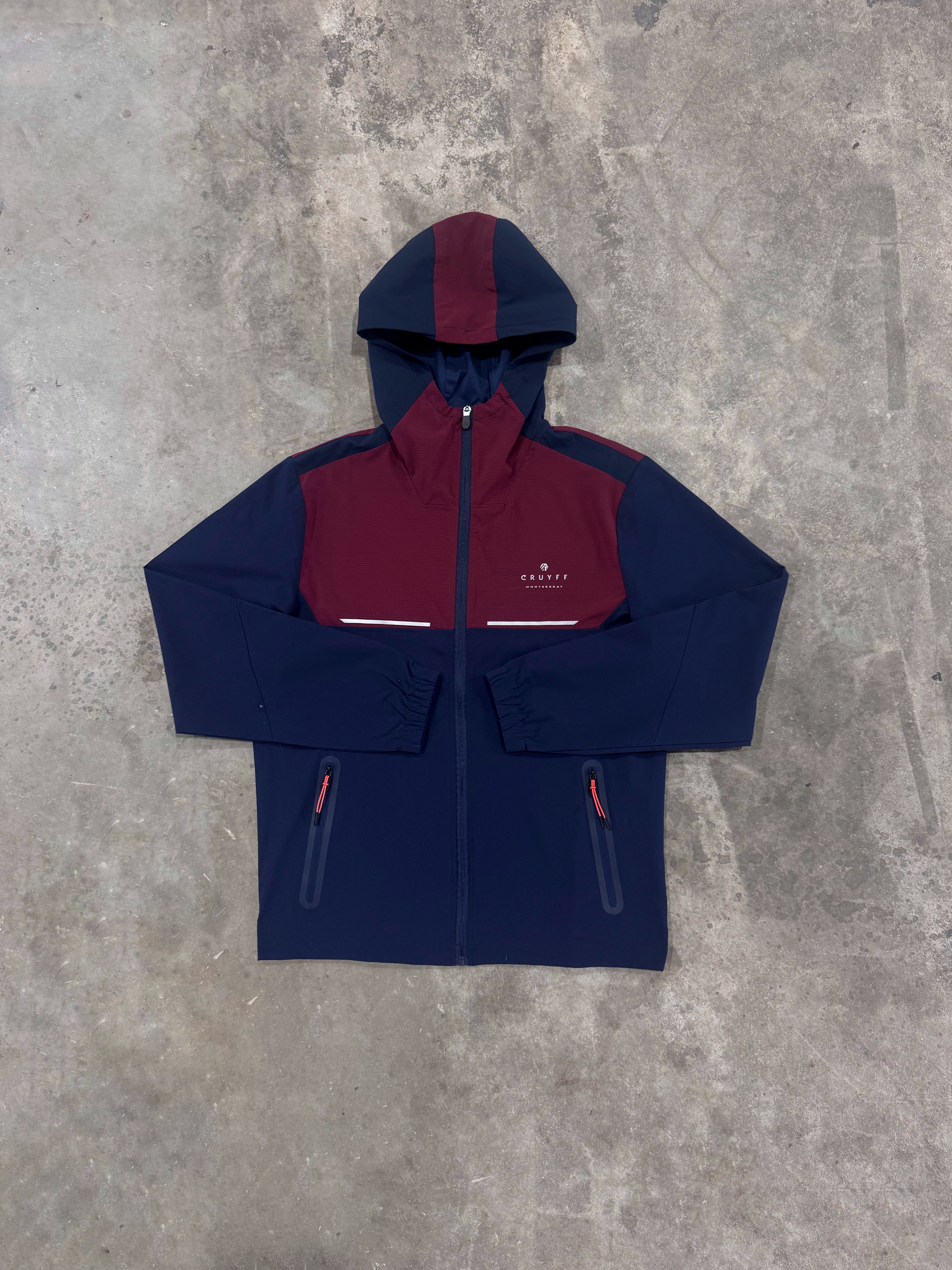 Cruyff Montserrat Jacket - Navy / Plum