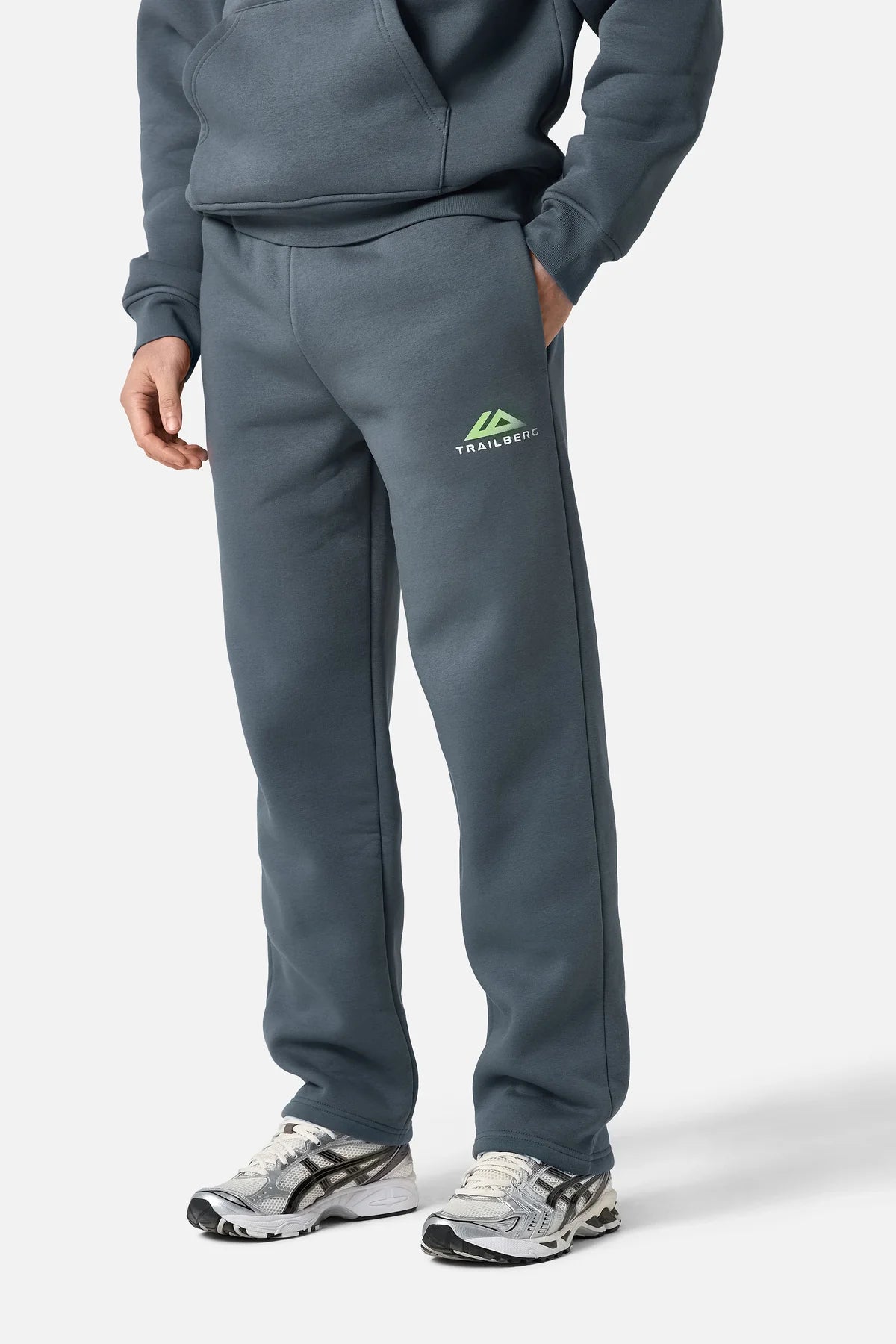 Trailberg Fraction Straight Leg Jogger - Storm Grey from DripModa