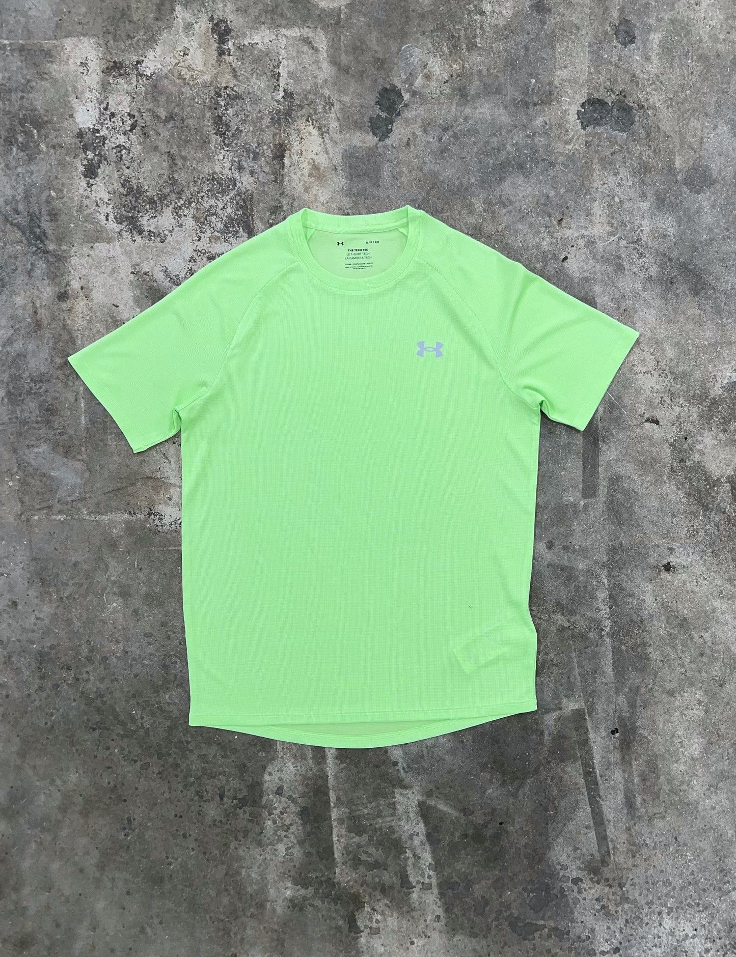 Under Armour Textured T Shirt - Lime from DripModa
