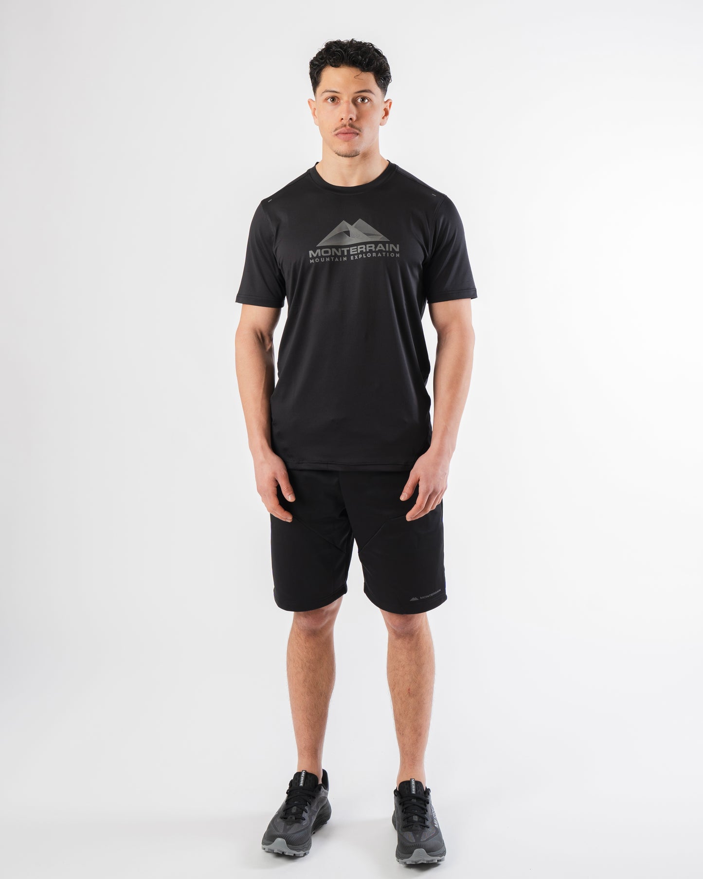 Monterrain Speed 2.0 Poly T Shirt - Black from Dripmoda