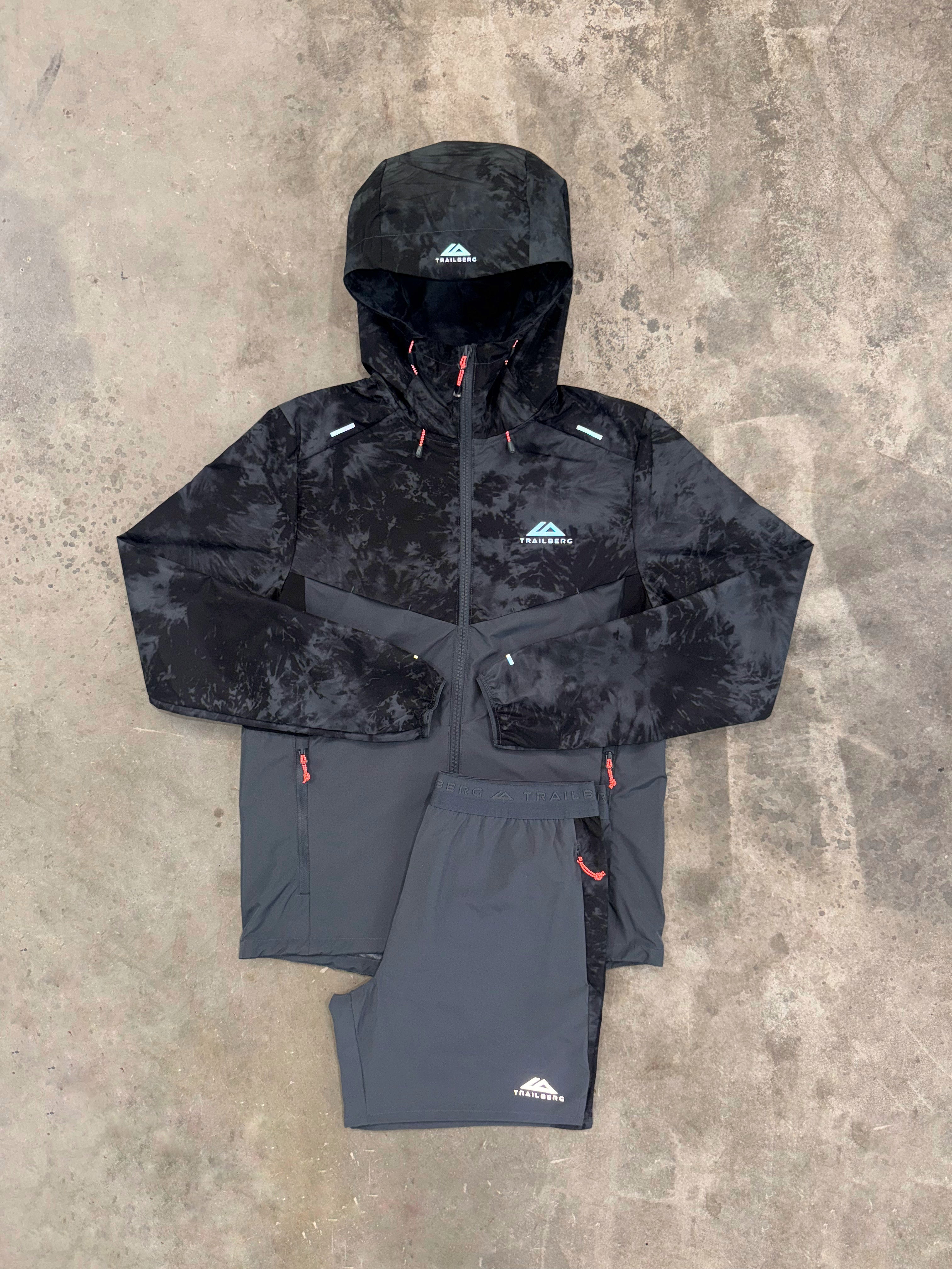 Trailberg Tie Dye Iron Grey Set - Jacket / Short