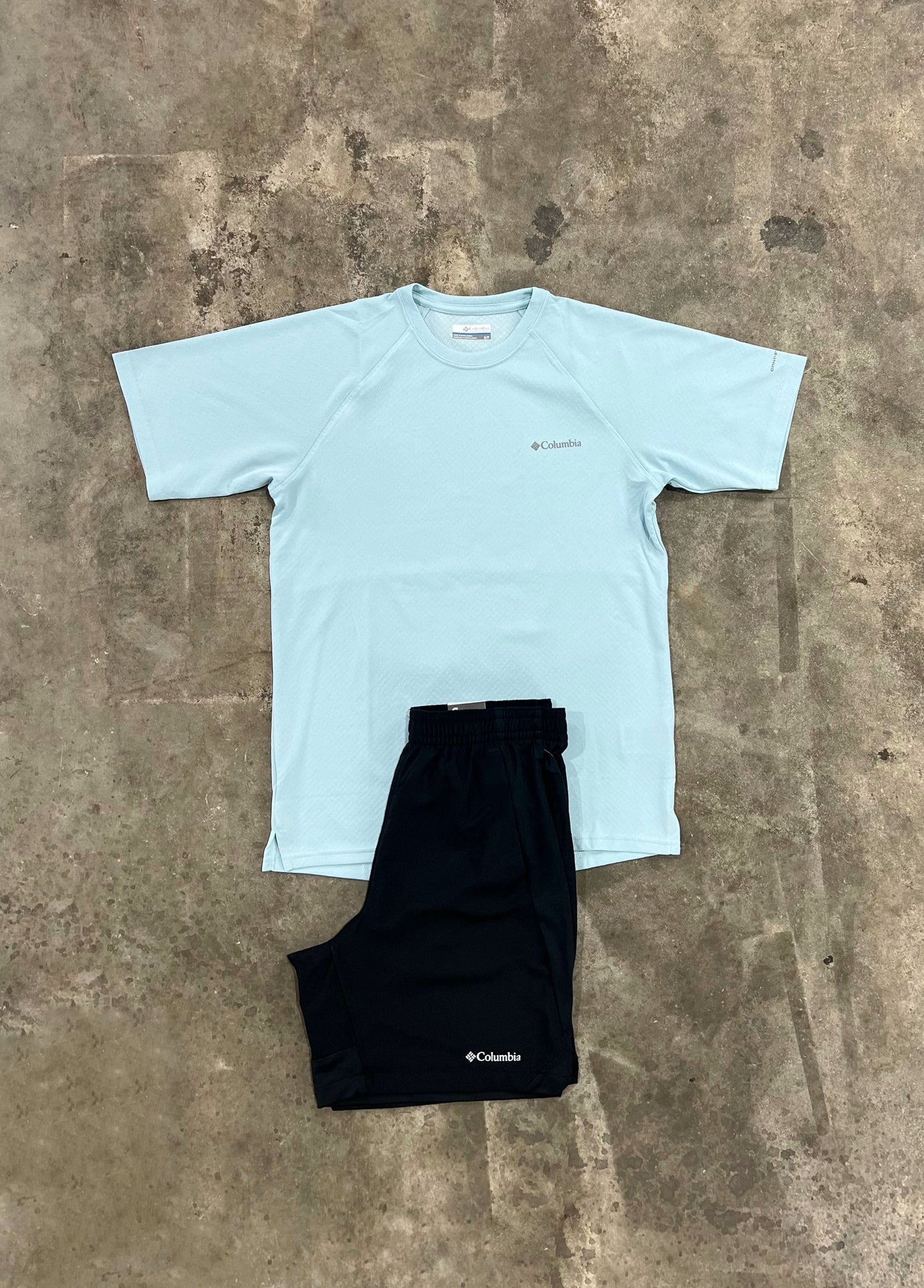 Columbia Alpine Blue Heather Set - T Shirt / Short