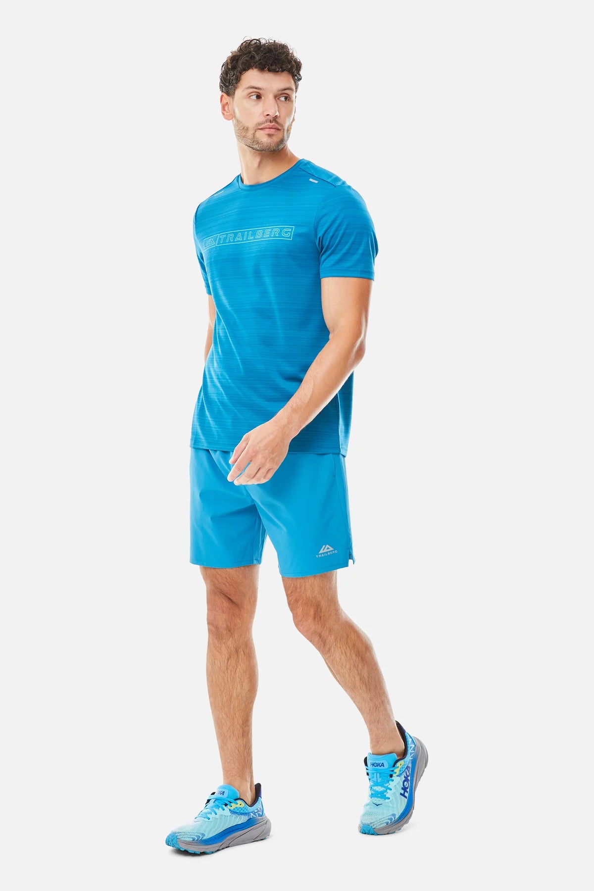 Trailberg Crest 2.0 Tidal Blue Set - T Shirt / Short