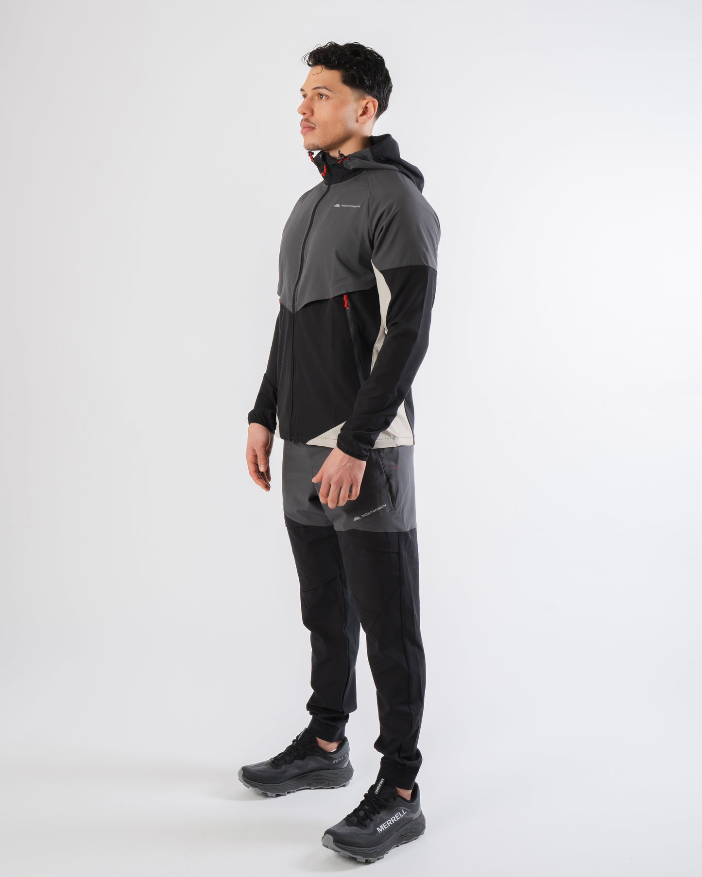 Monterrain Vault Woven Black / Fossil 3 Piece Set - Jacket / T Shirt / Pant