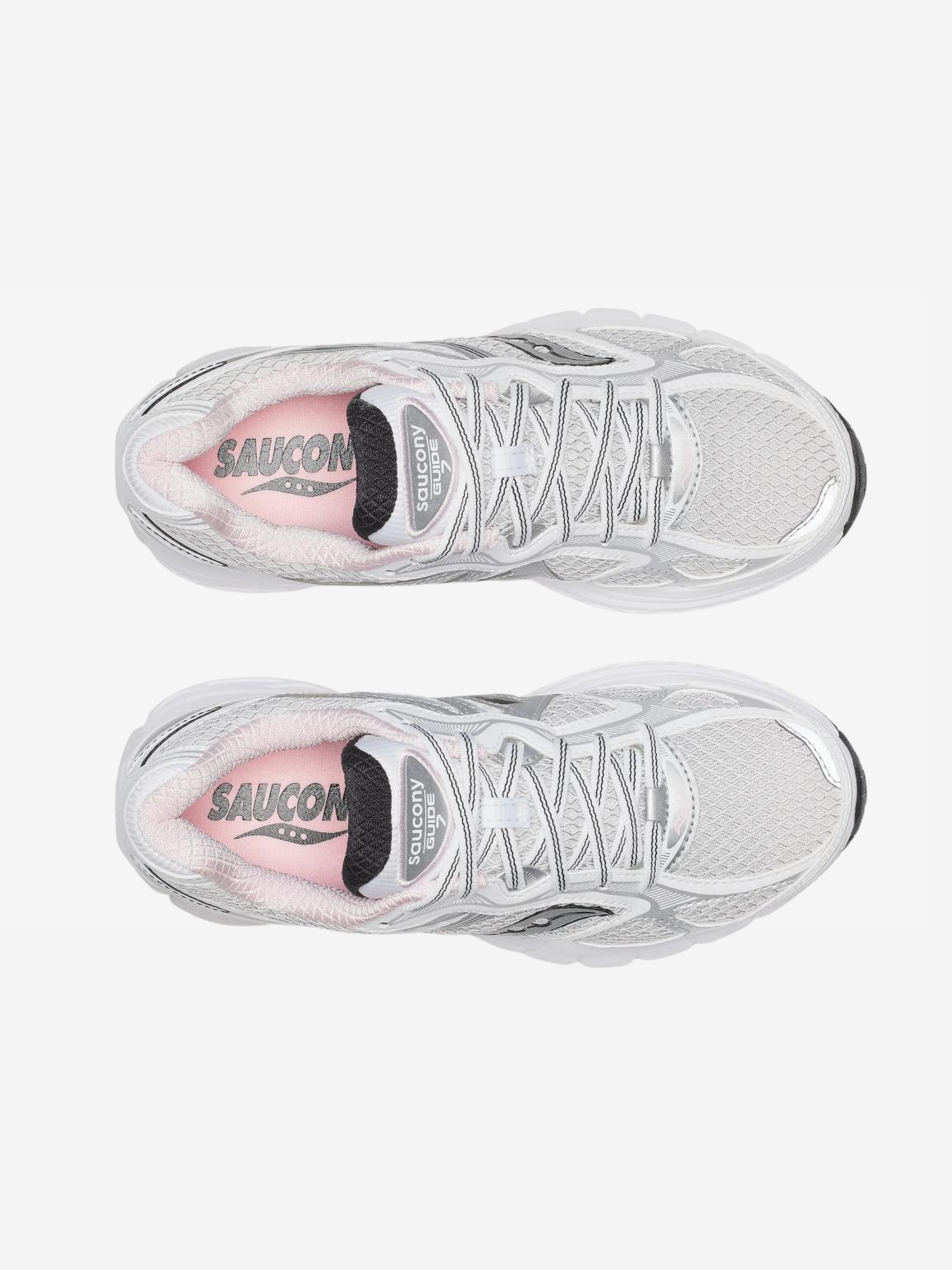 Saucony Progrid Guide 7 Trainers - White / Pink