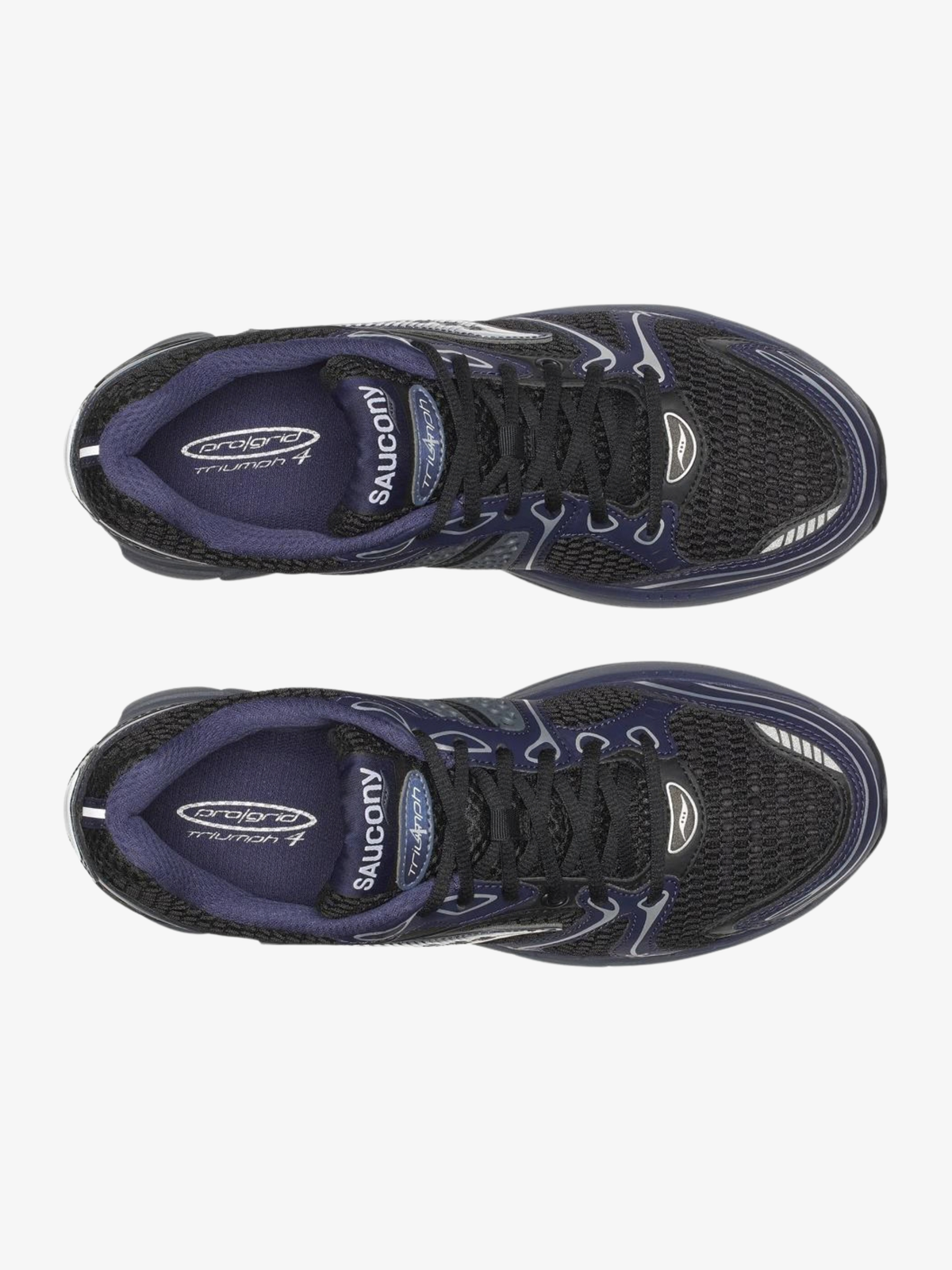 Saucony ProGrid Triumph 4 Trainer - Black / Naval