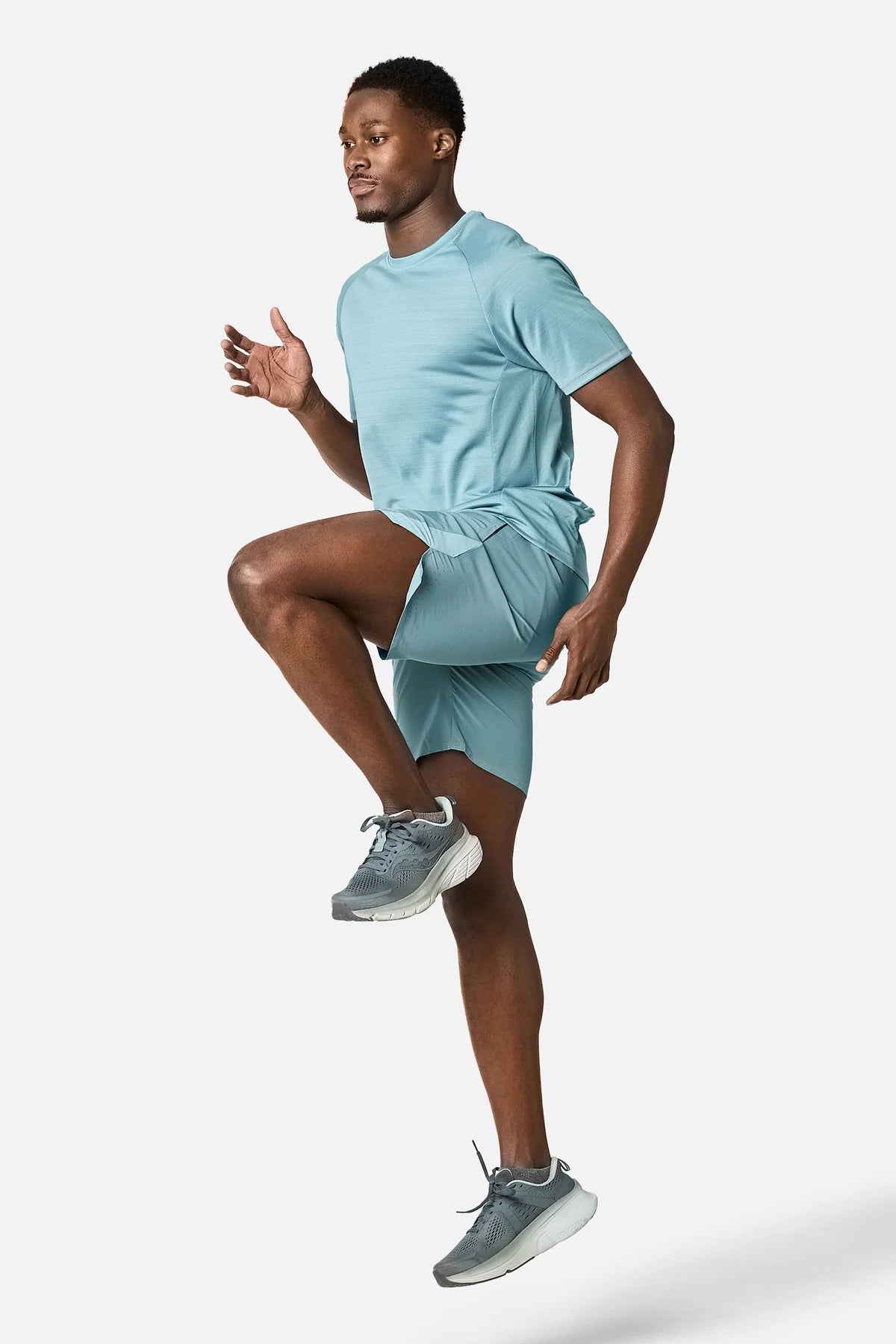 Trailberg SS26 Cloud Frosted Denim 4 Piece Set - Jacket / T Shirt / Pant / Short