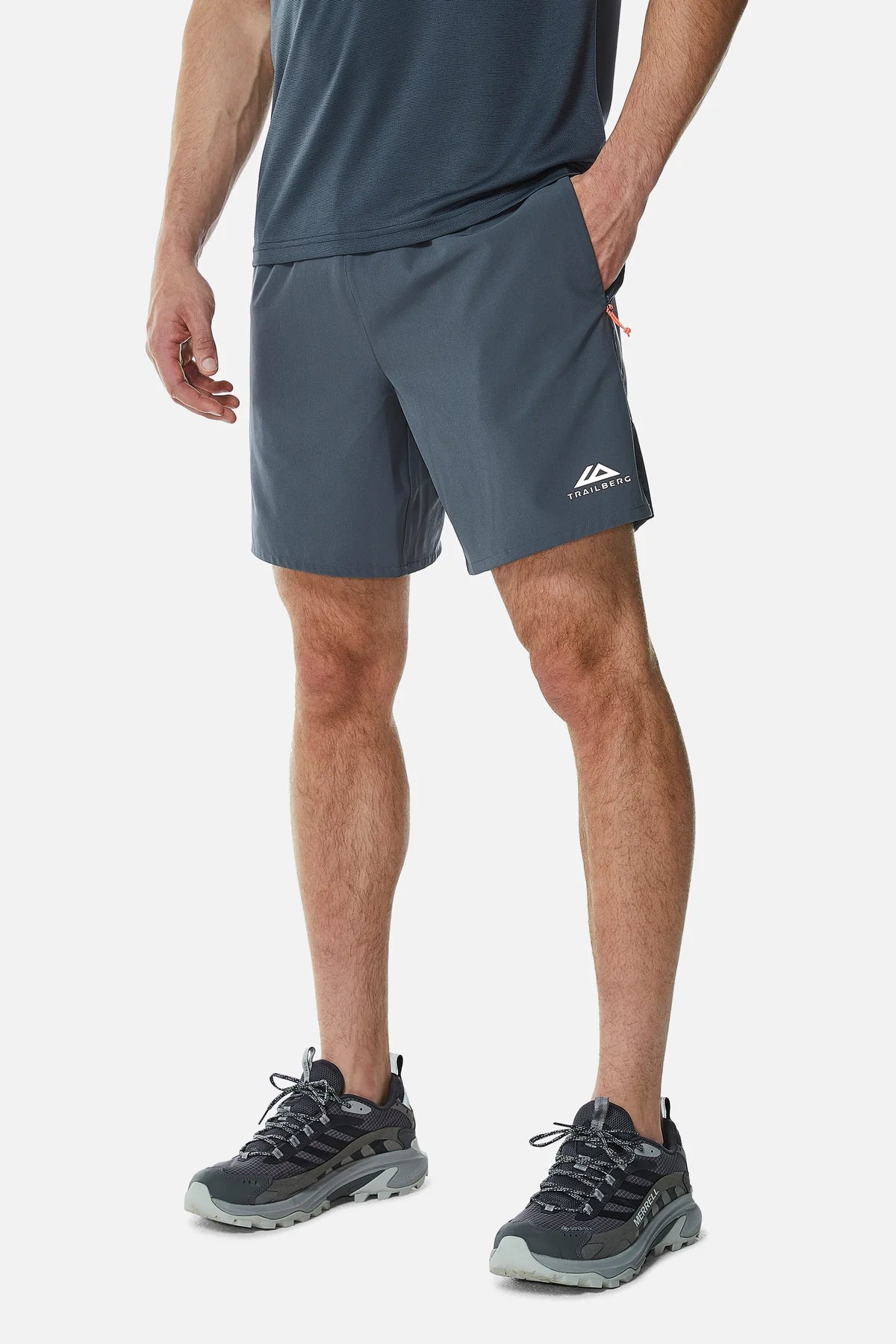 Trailberg Tie Dye Short - Iron Grey / Black