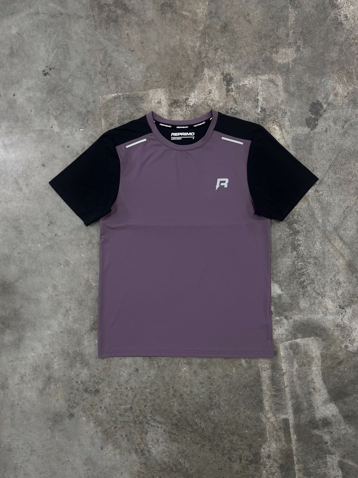 Reprimo Flight T Shirt - Mauve / Black