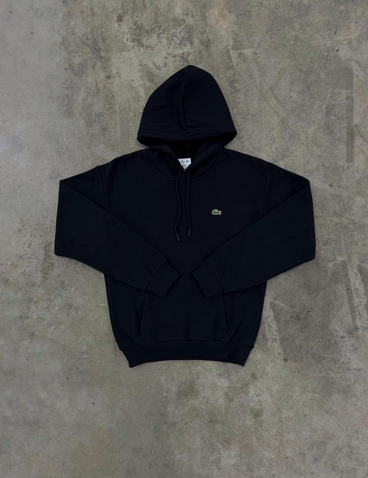 Lacoste Fleece Hoodie - Black