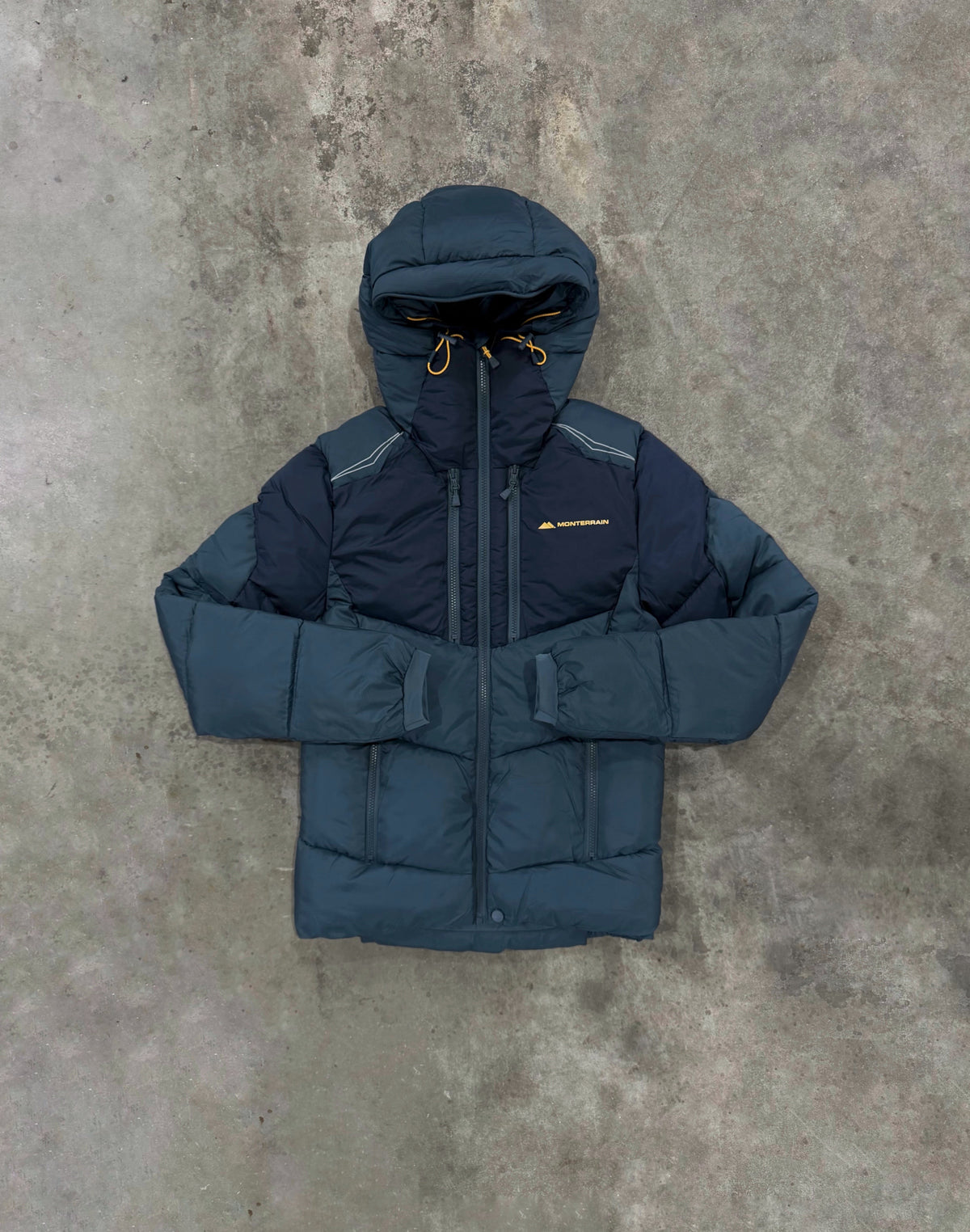 Monterrain Orbit Puffer Jacket - Twilight / Academy Blue