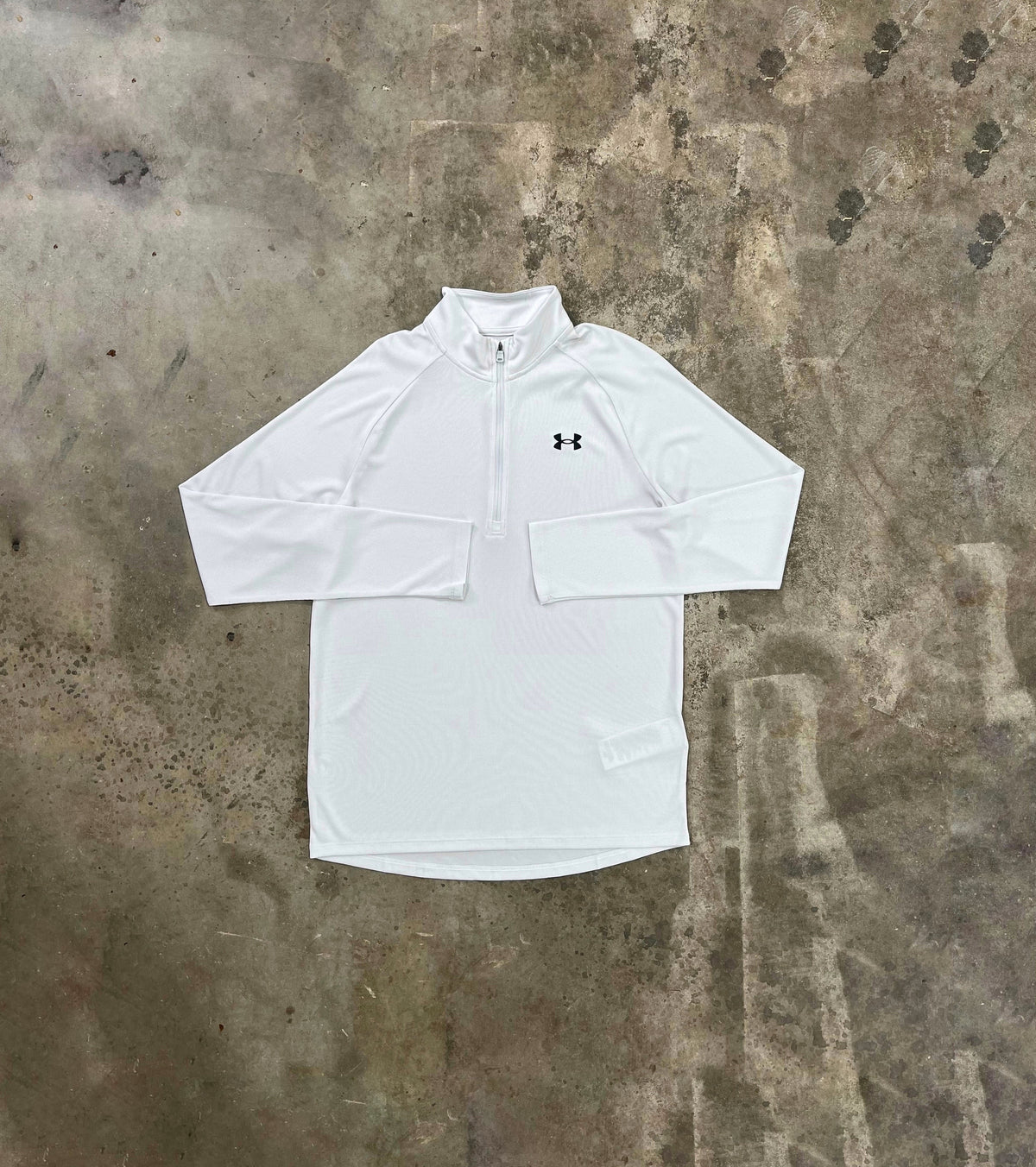 Under Armour Textured Quarter Zip - Distant Grey