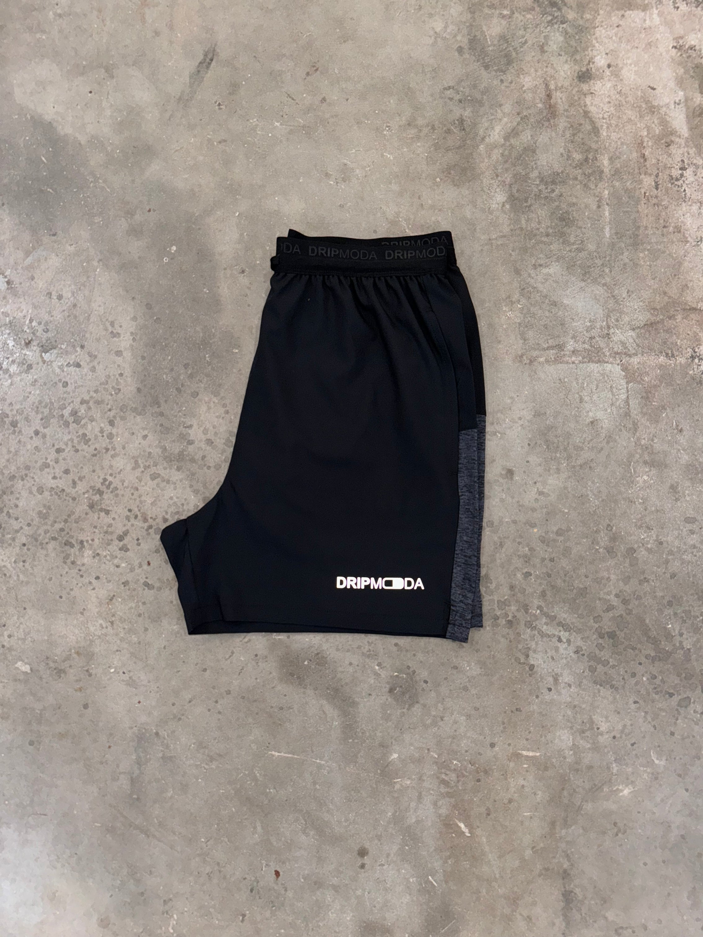 DripModa Space Shorts - Black