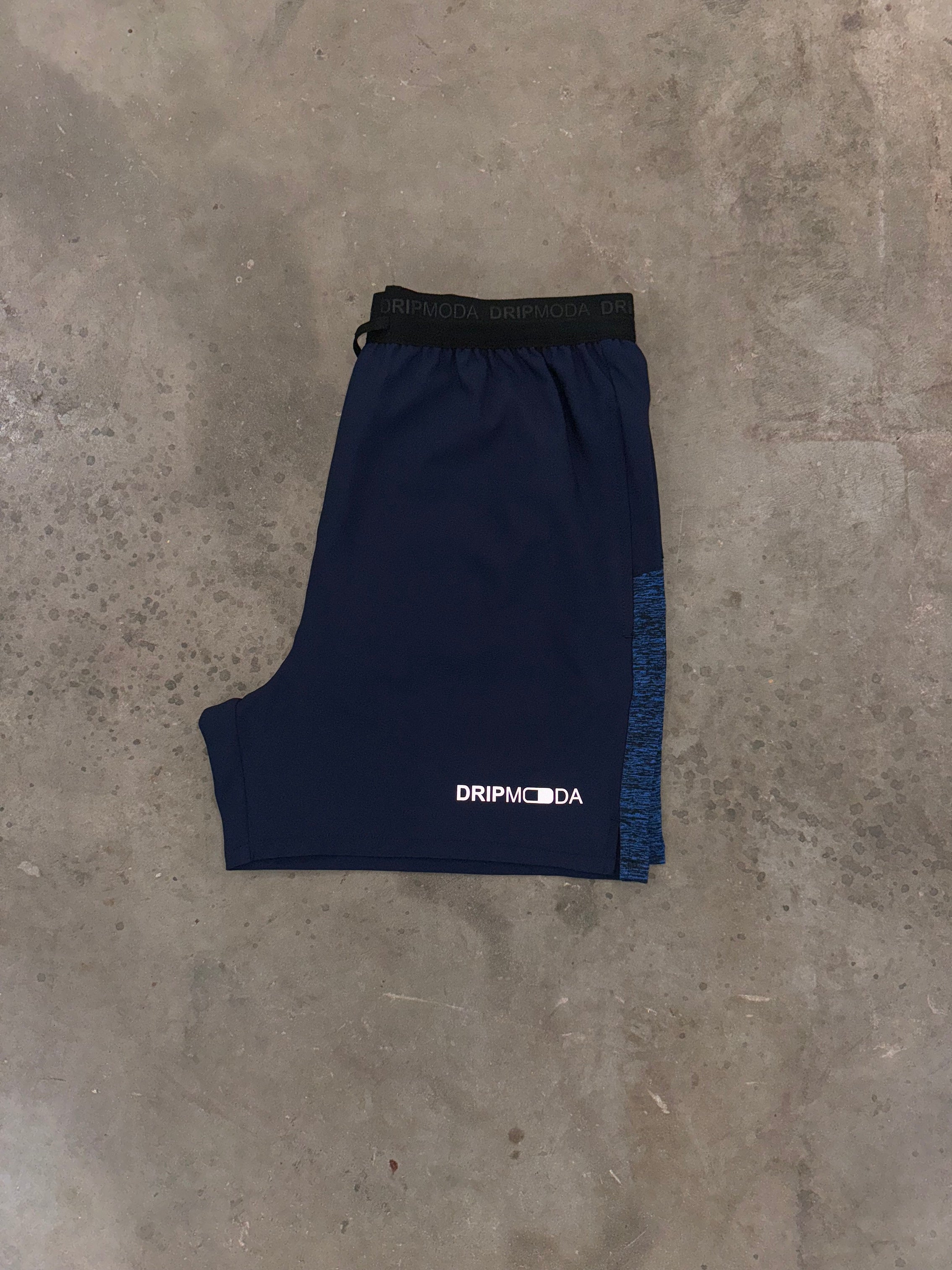 DripModa Space Shorts - Navy