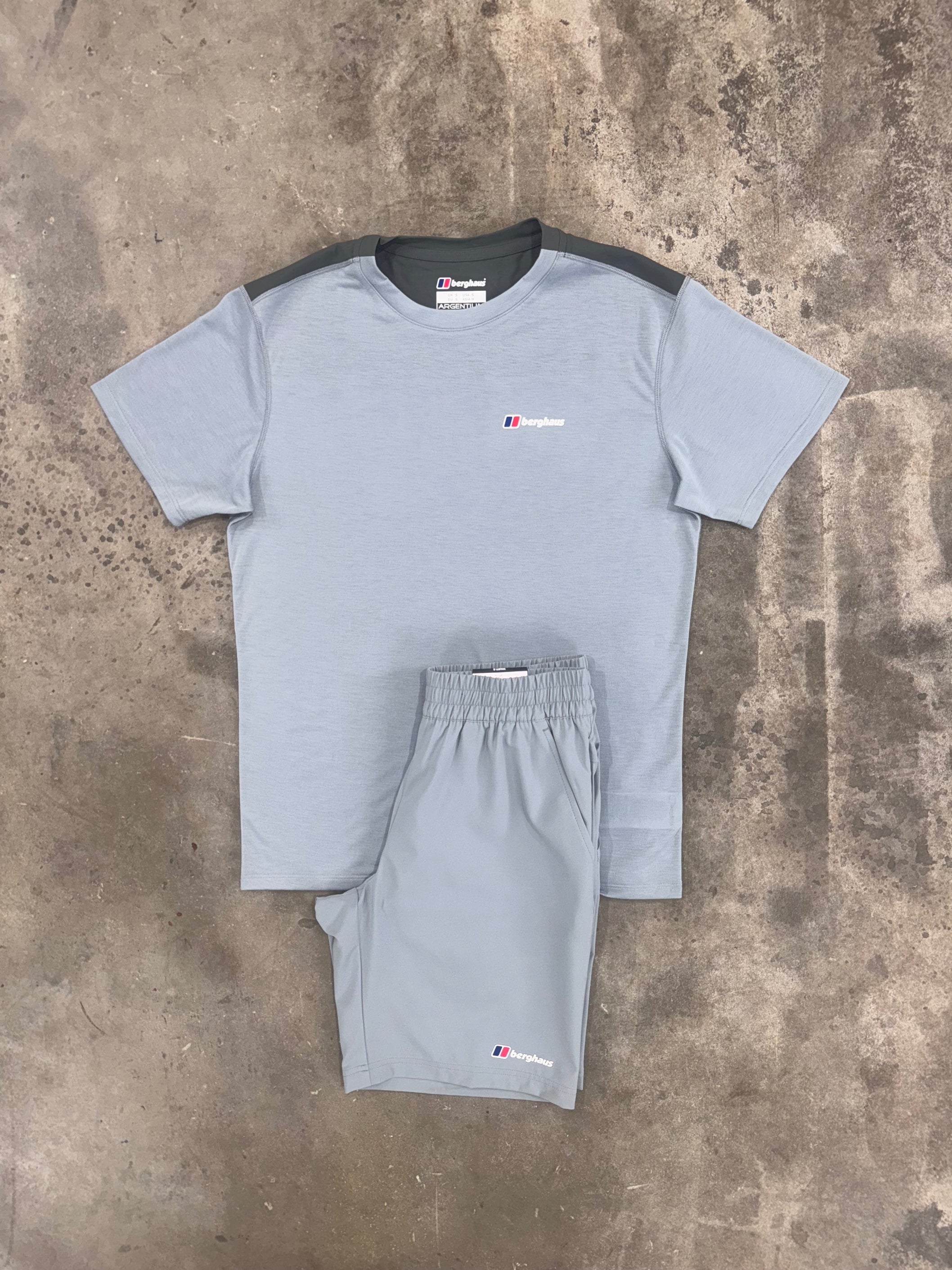 Berghaus Terrain Trek Grey Set - T Shirt / Short