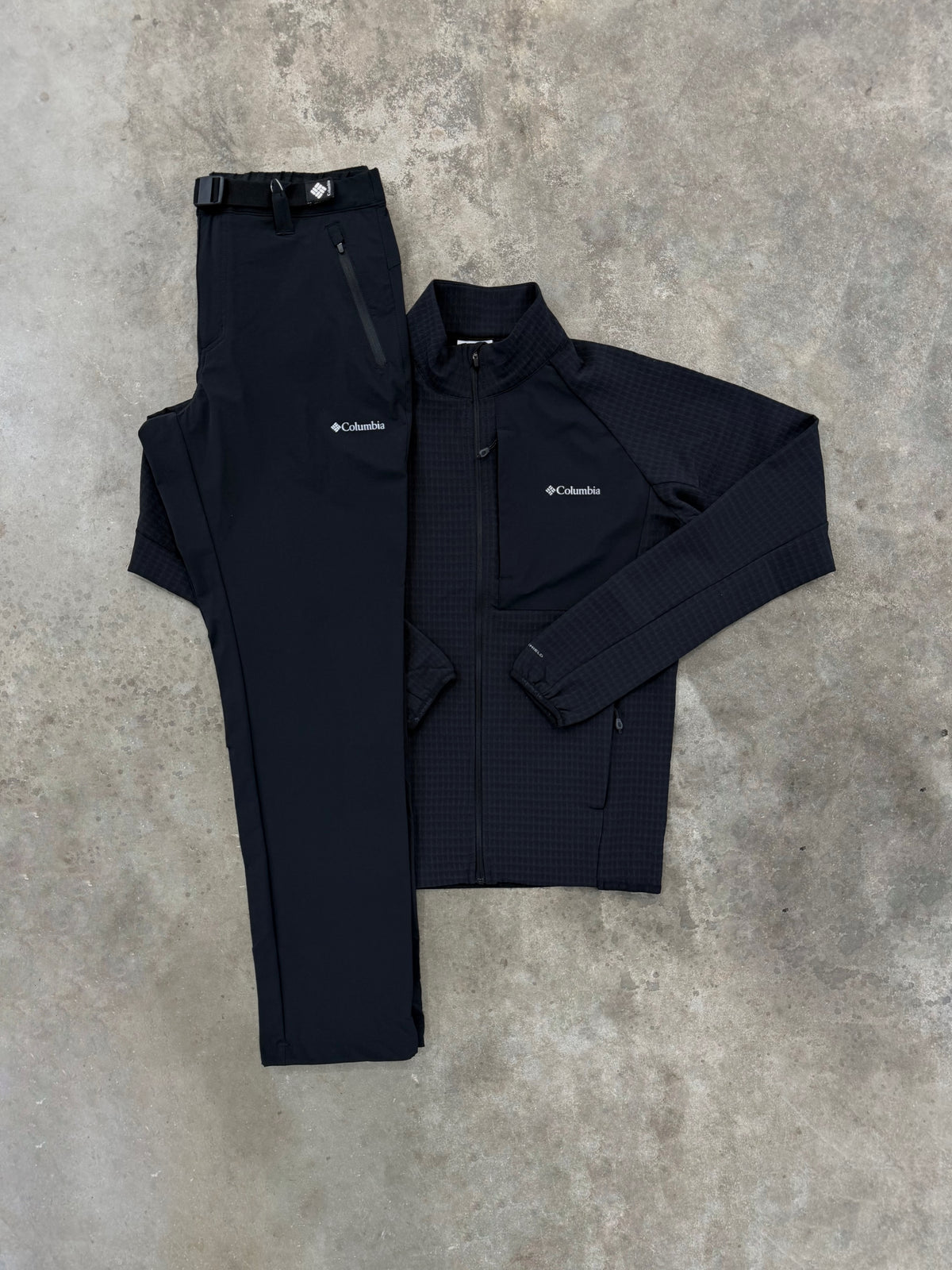 Columbia Superior Summit Black Tracksuit - Jacket / Pant