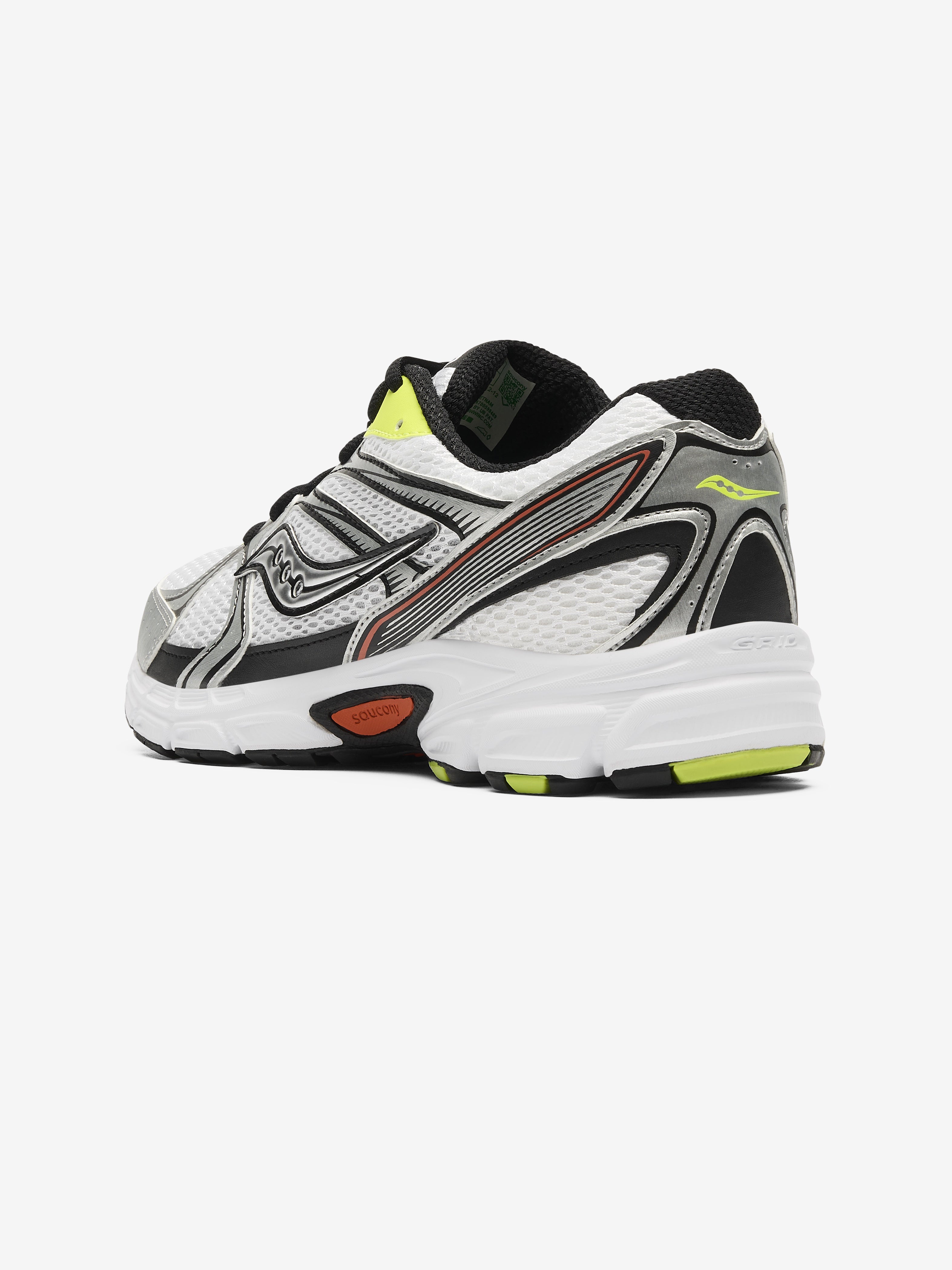 Saucony Ride Millennium Trainer - White / Yellow