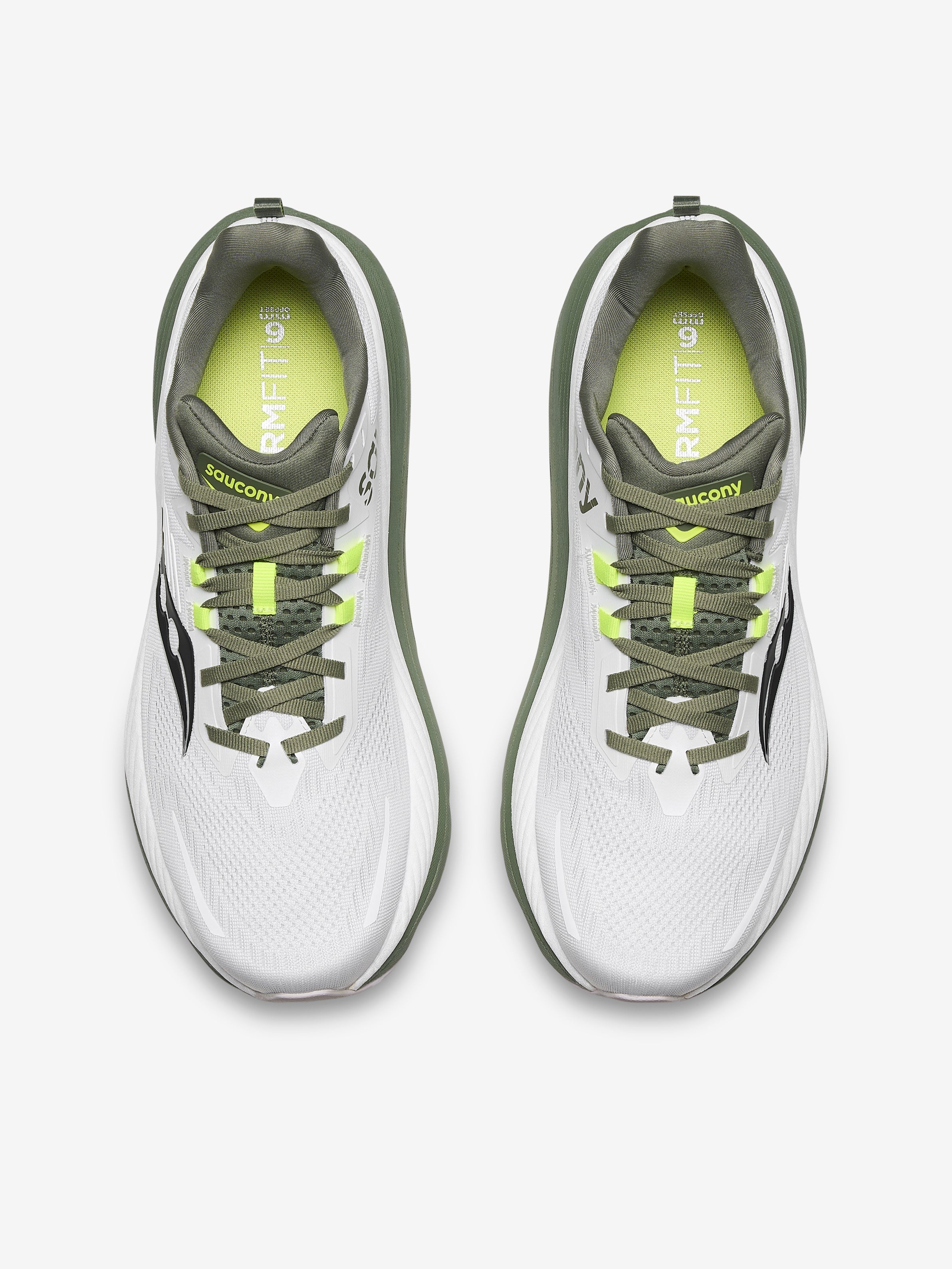 Saucony Hurricane 24 Trainer - White / Green