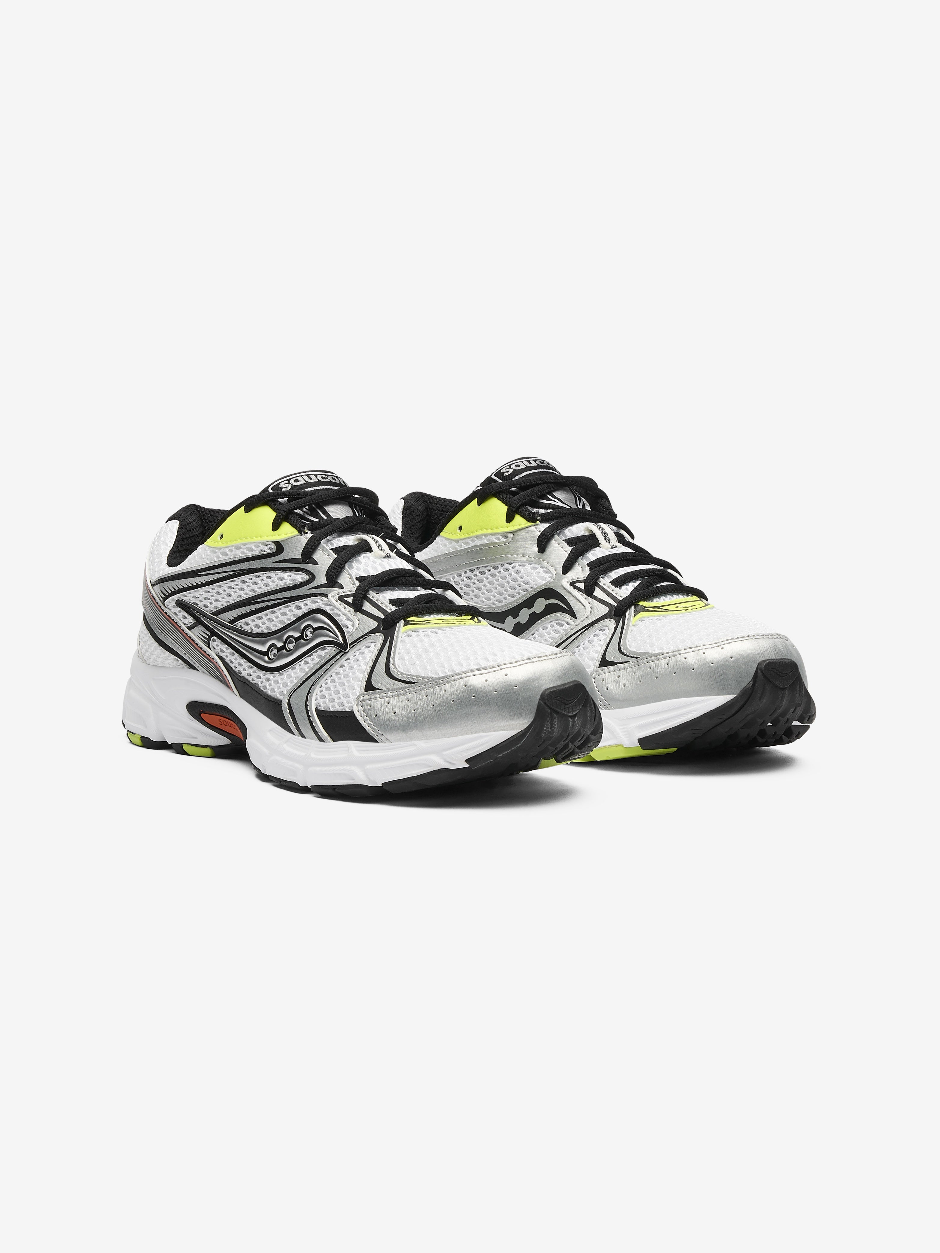 Saucony Ride Millennium Trainer - White / Yellow