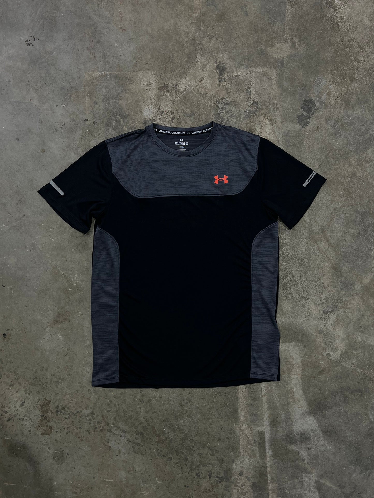 Under Armour Junior Tech Utility T Shirt - Black / Red
