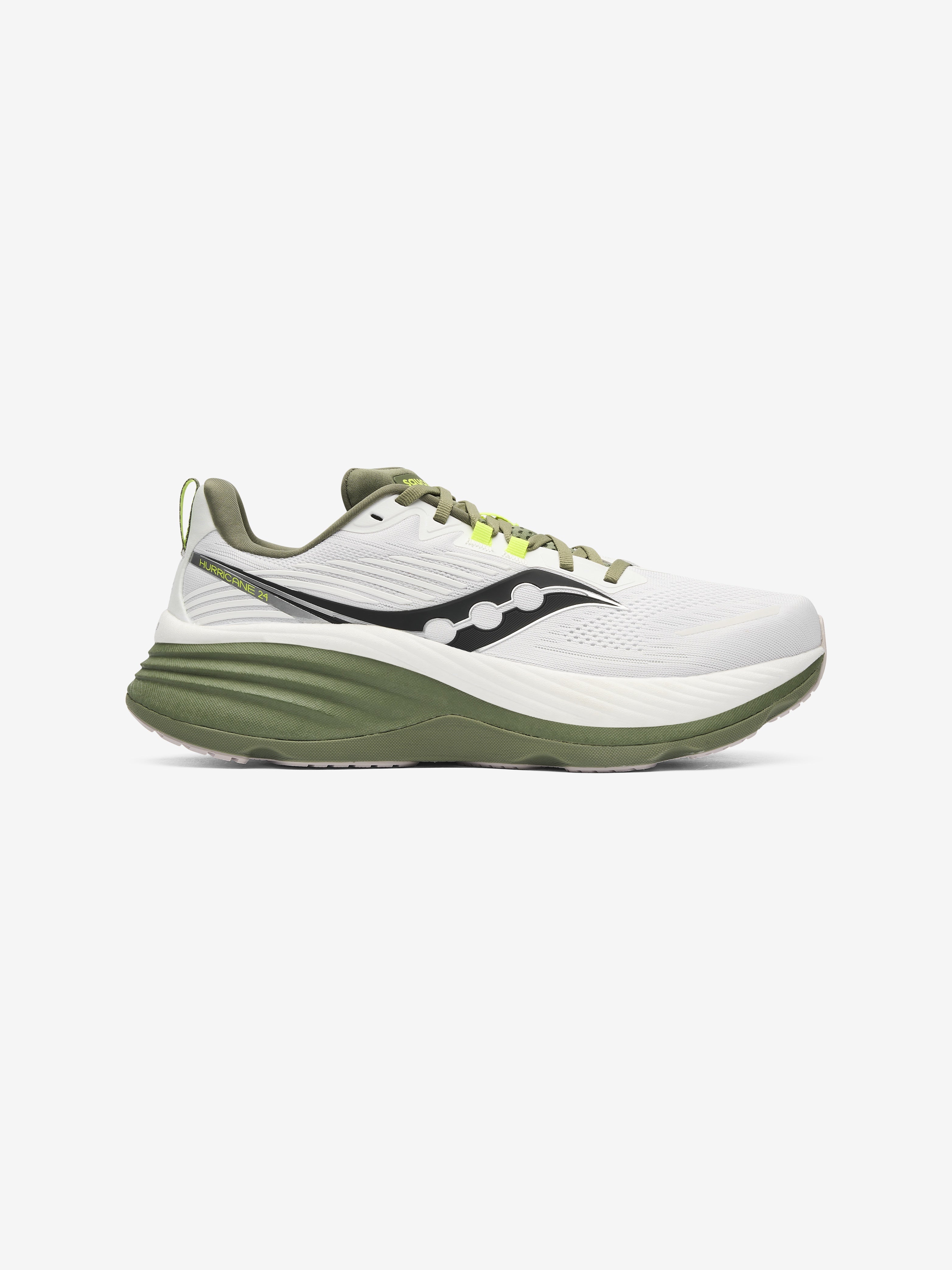 Saucony Hurricane 24 Trainer - White / Green