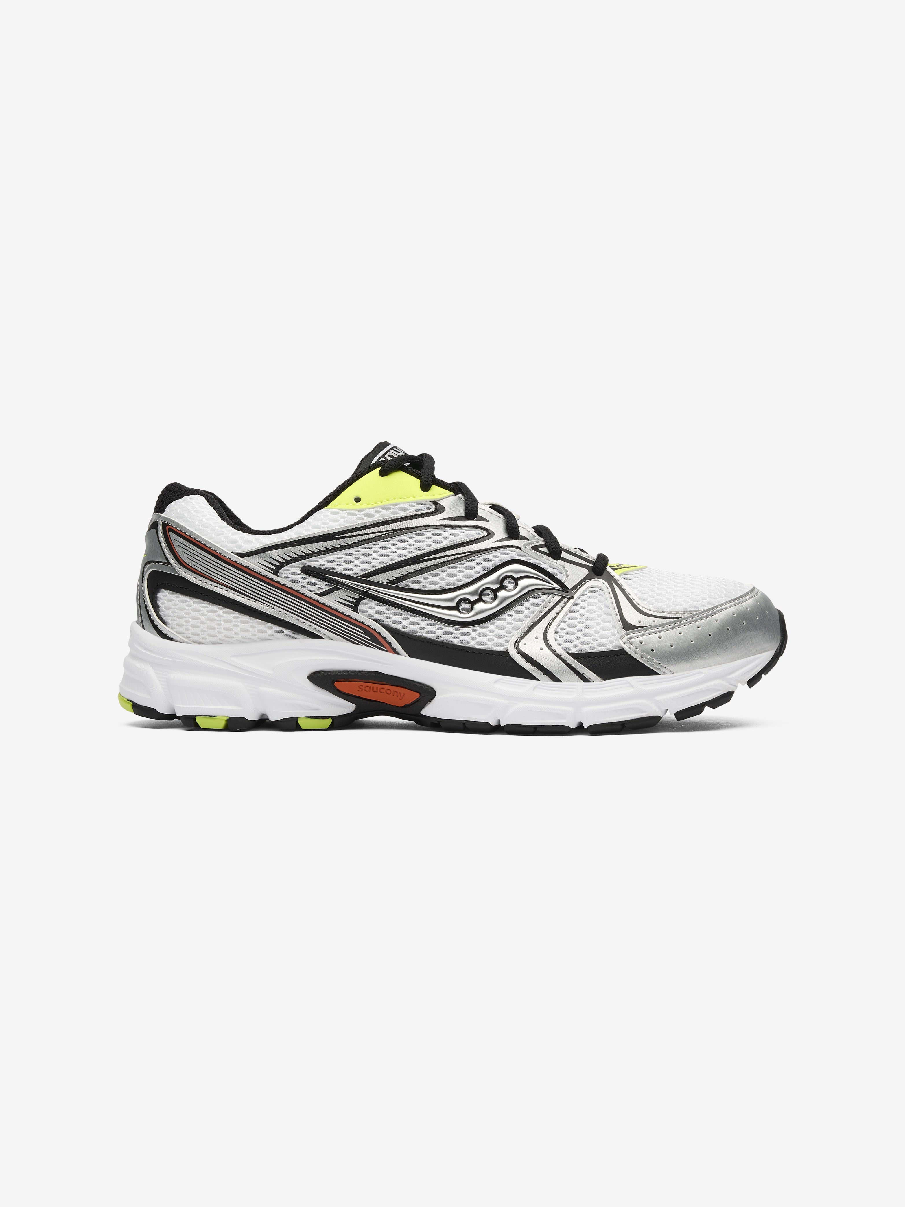 Saucony Ride Millennium Trainer - White / Yellow