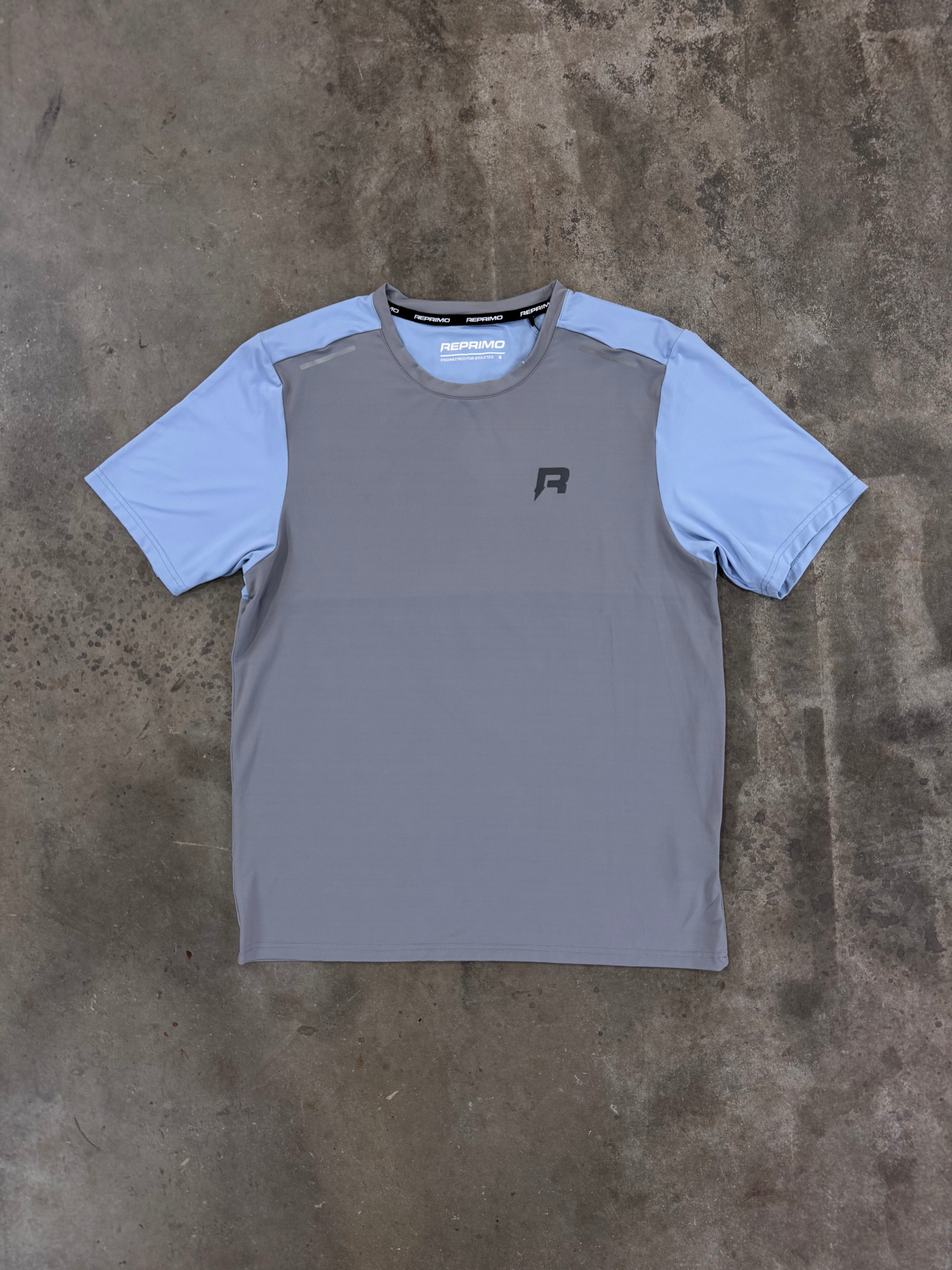 Reprimo Flight T Shirt - Marble / Sky Blue
