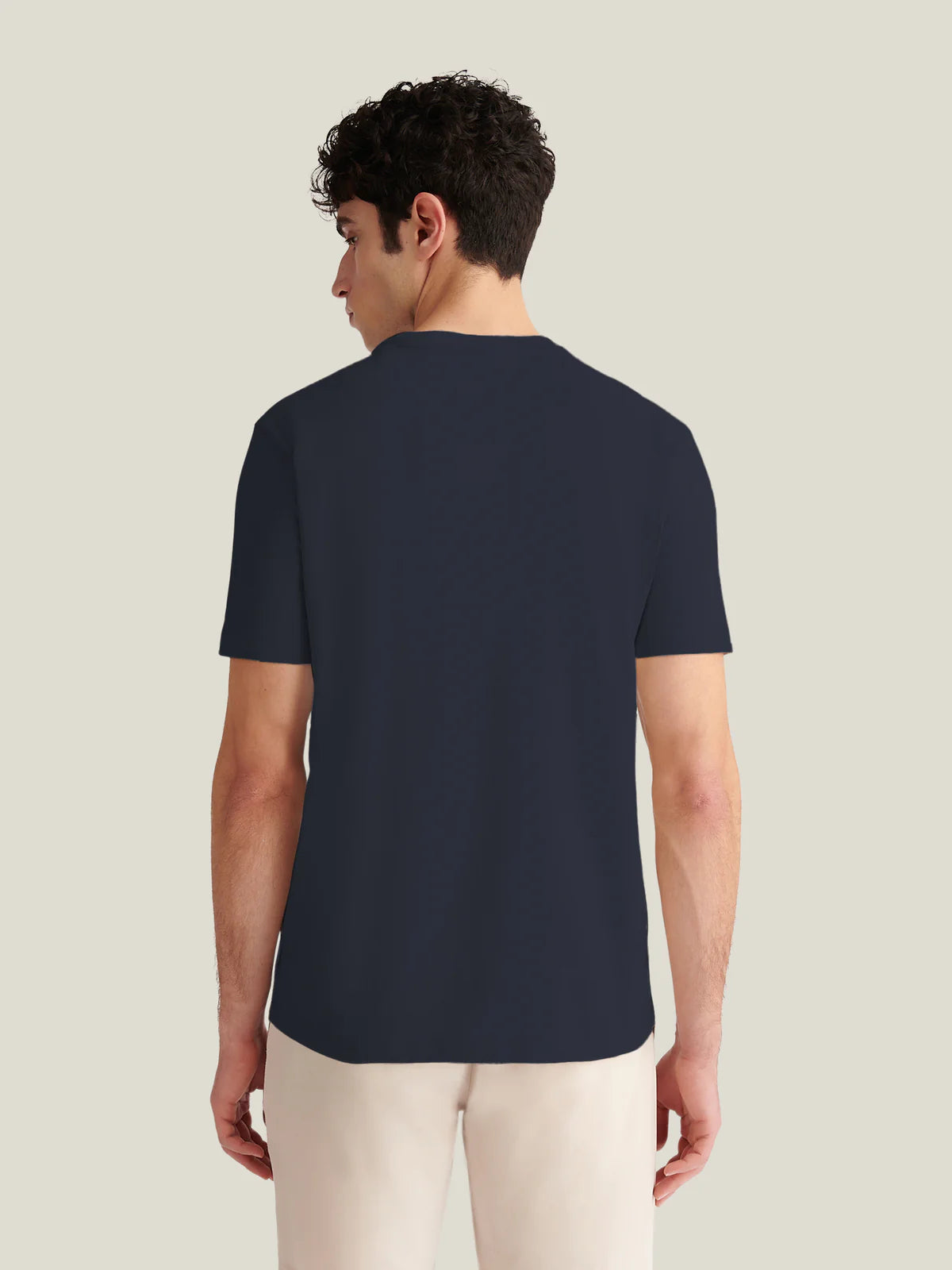 Peckham Rye Slub T Shirt - Dark Sapphire Navy