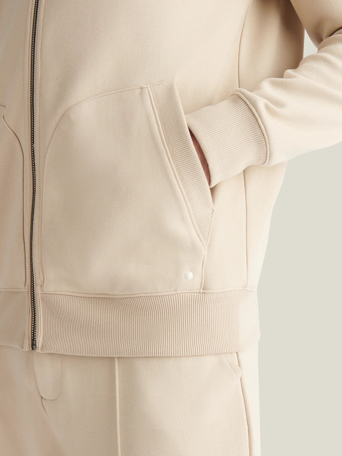Peckham Rye Interlock Hooded Jacket - Peyote