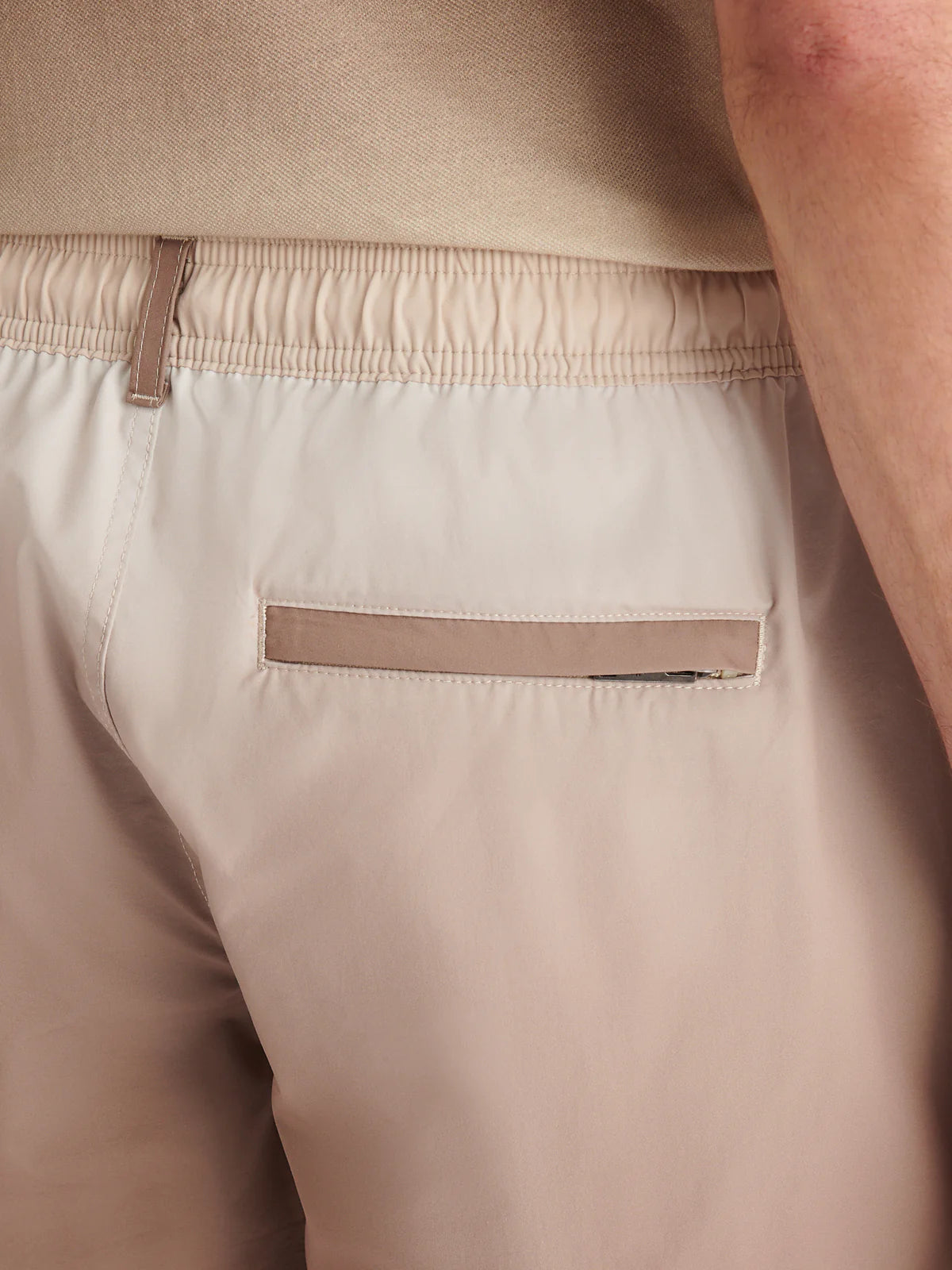 Peckham Rye Gradient Print Drawstring Swim Short - Caribou