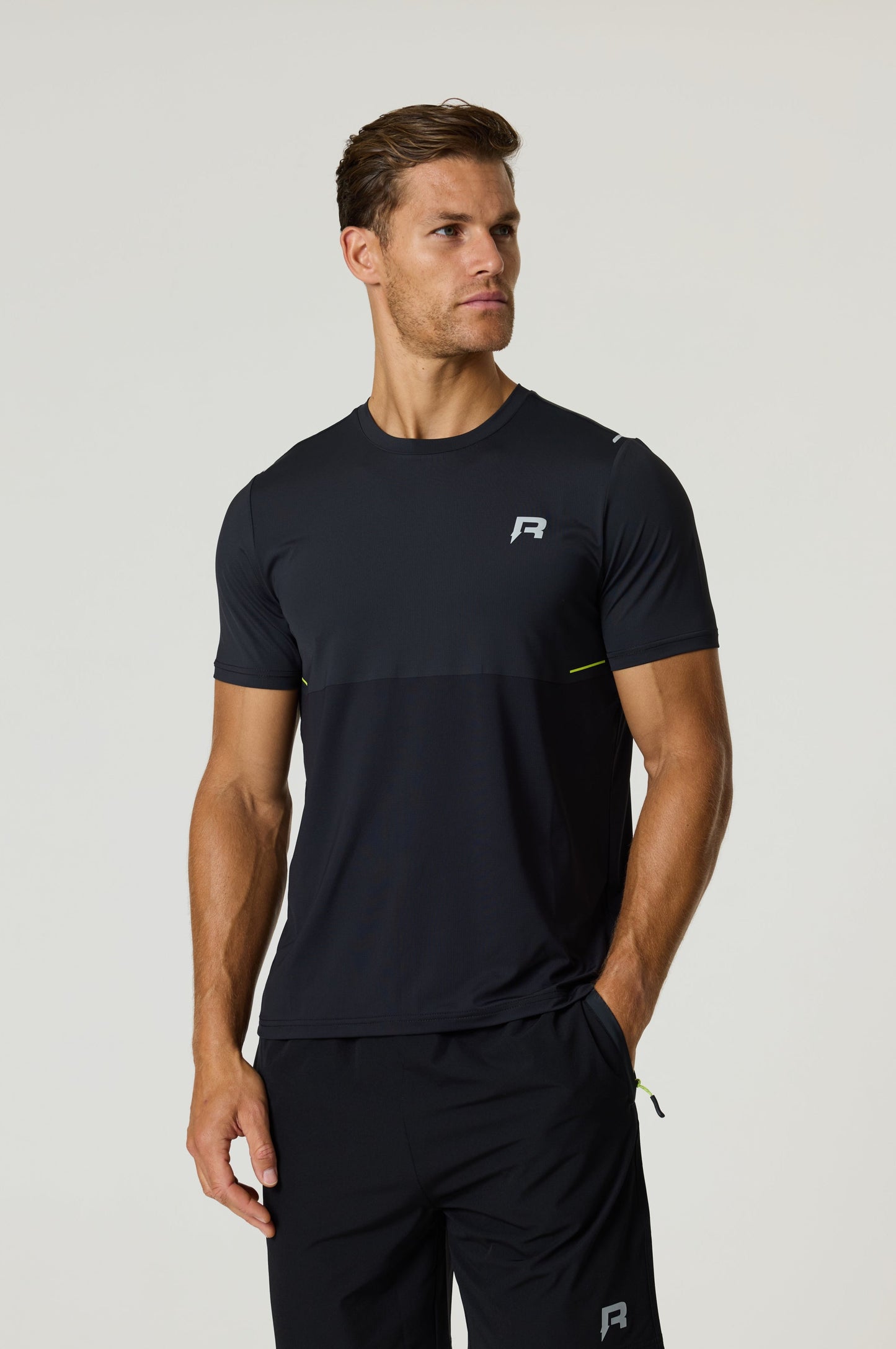 Reprimo Summit T Shirt - Black / Volt