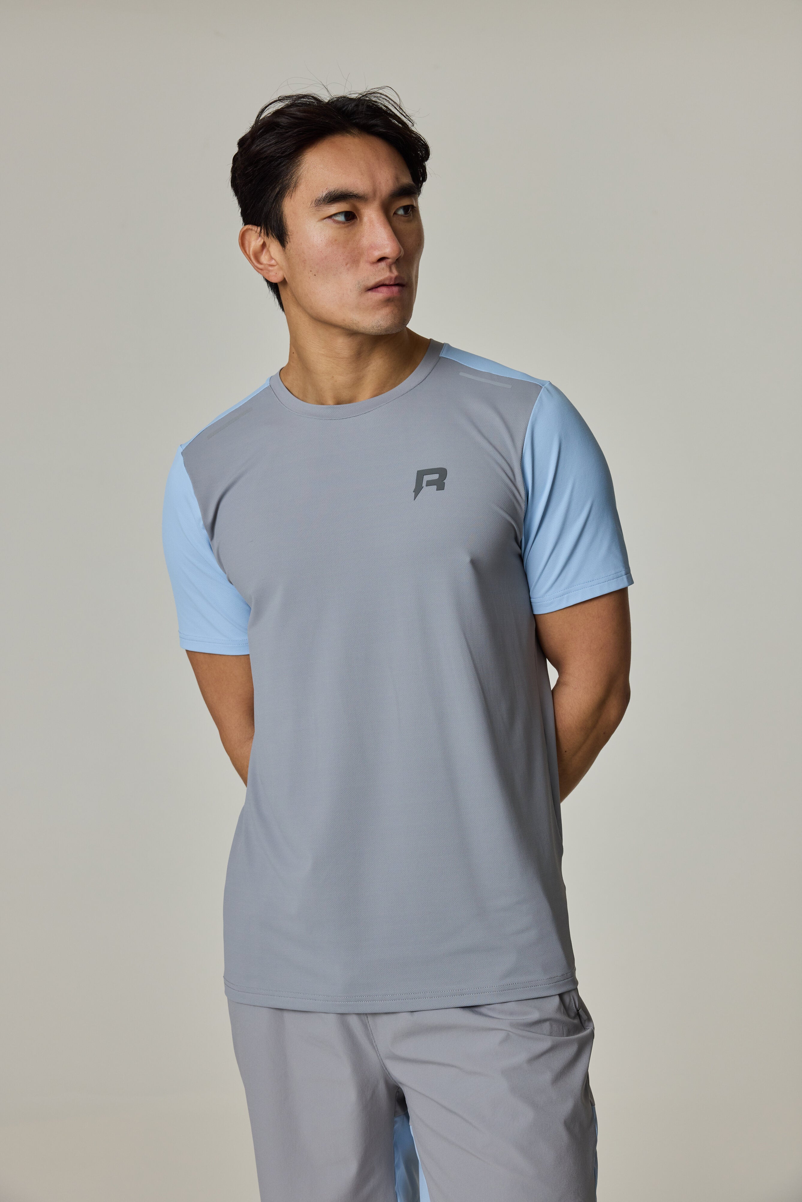 Reprimo Flight T Shirt - Marble / Sky Blue
