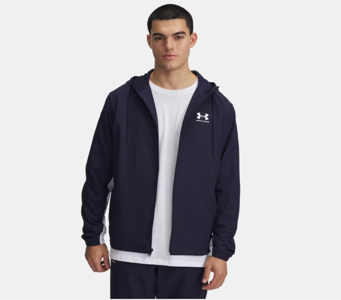 Under Armour Rival Woven Windbreaker - Navy