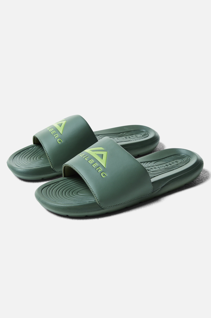 Trailberg Core Sliders - Pine / Neon Lime