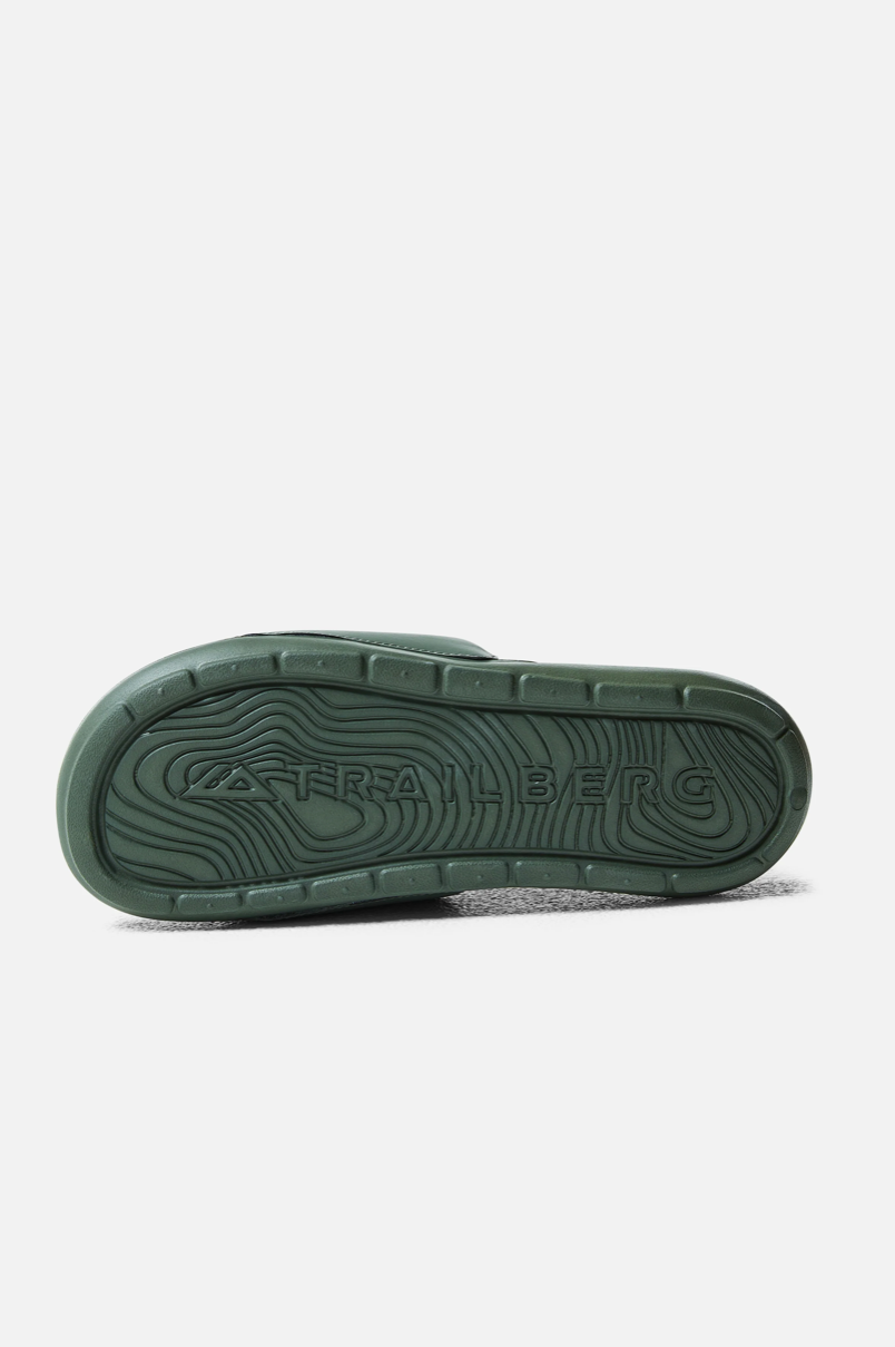 Trailberg Core Sliders - Pine / Neon Lime