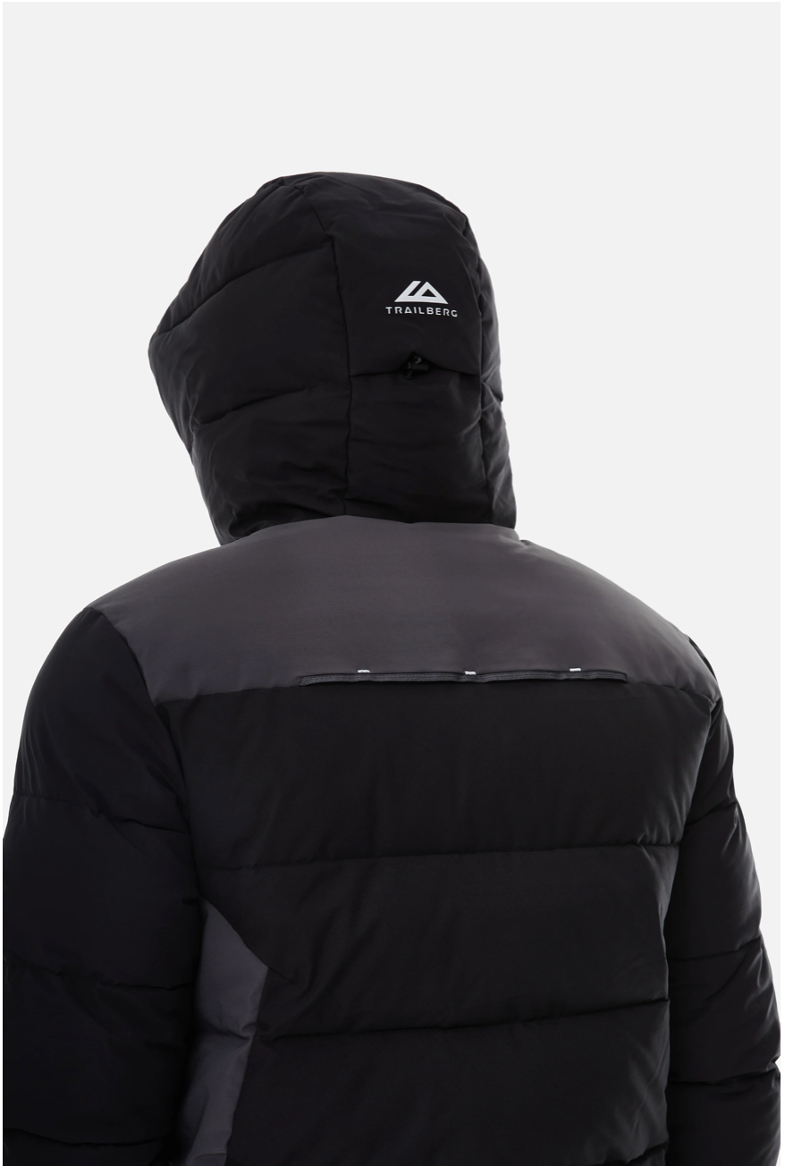Trailberg Triathlon Insulated Puffer Coat - Black from DripModa