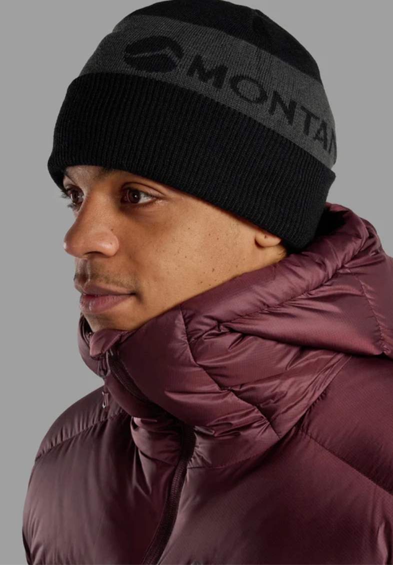 Montane Logo Cuffed Beanie - Black