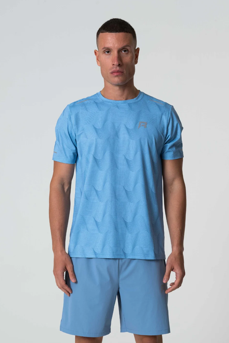 Reprimo Ripple T Shirt - Sky Blue