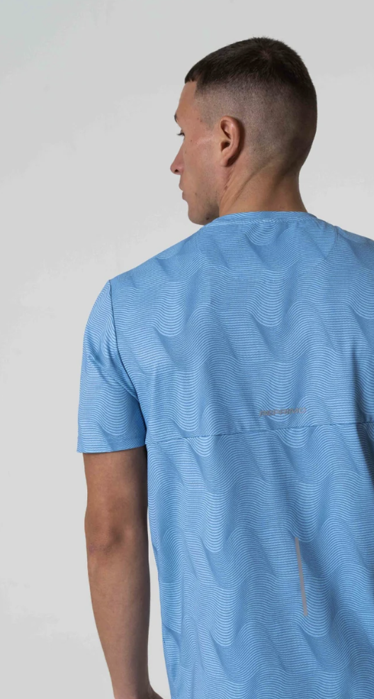 Reprimo Ripple T Shirt - Sky Blue